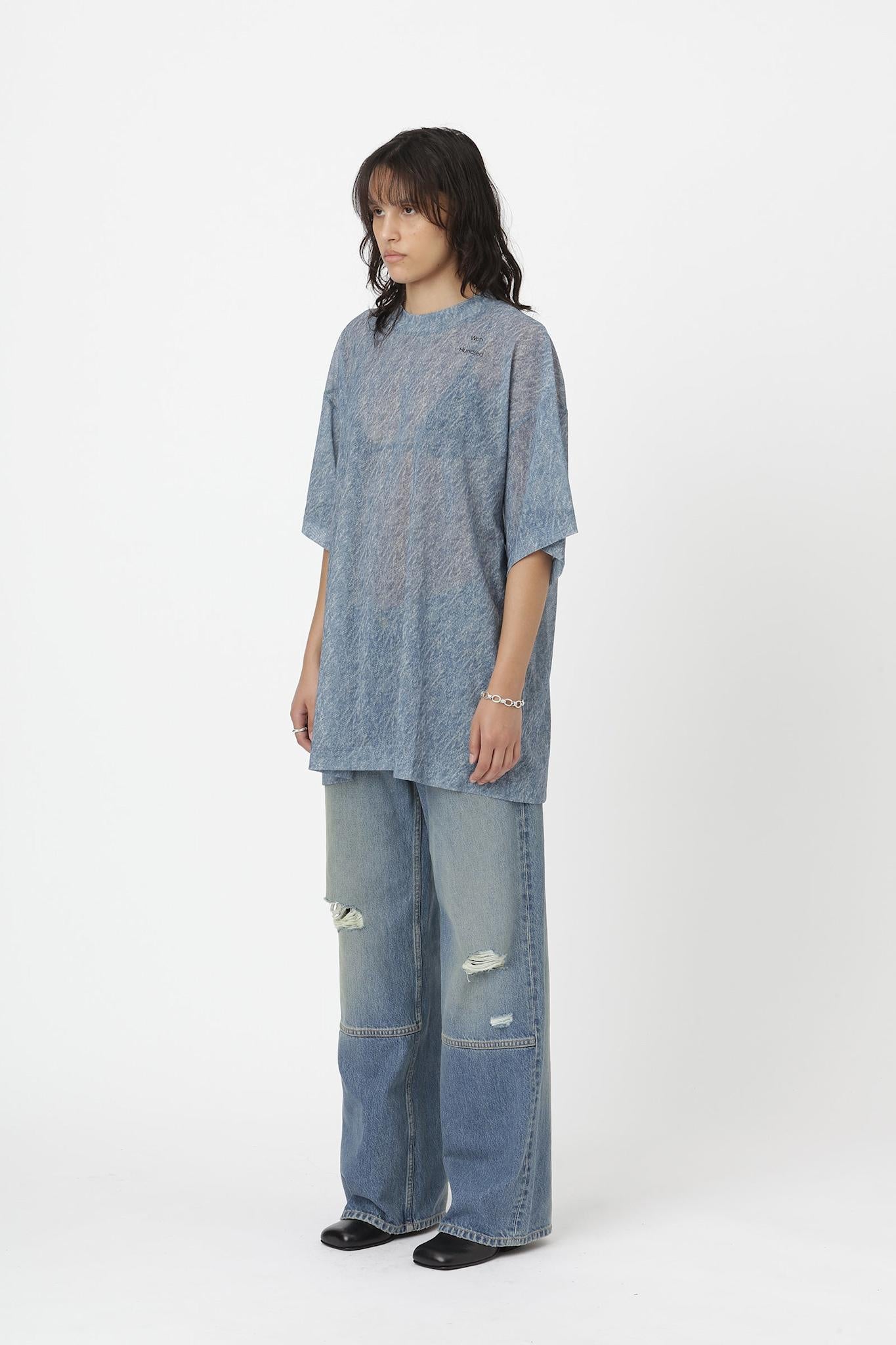 Won Hundred Women Jasmine AOP T-shirt Blue