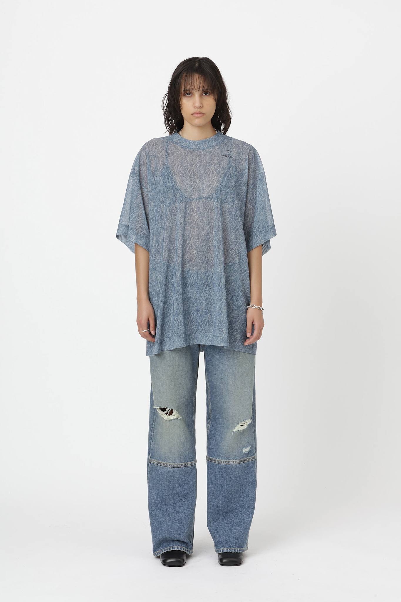 Won Hundred Women Jasmine AOP T-shirt Blue