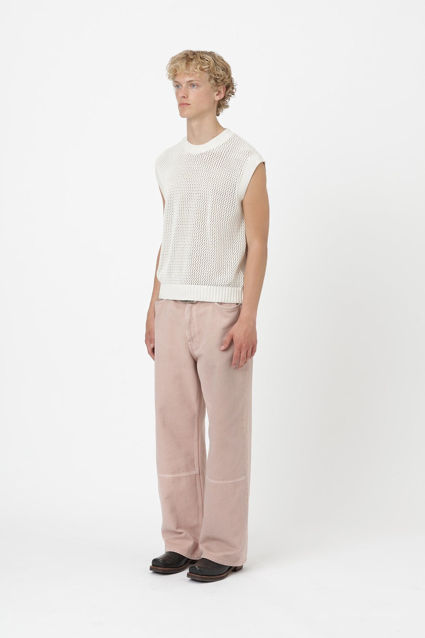 Won Hundred Men Kaiden Knitwear Snow White