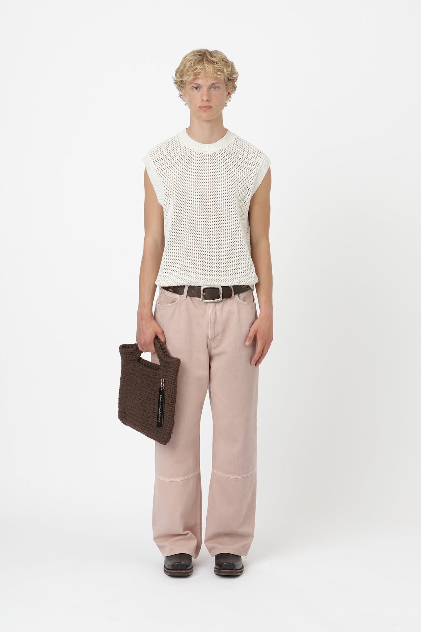 Won Hundred Men Kaiden Knitwear Snow White