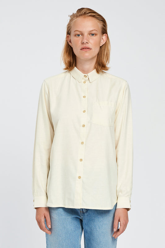 Won Hundred Women Kate Shirt Shirt Cannoli Cream