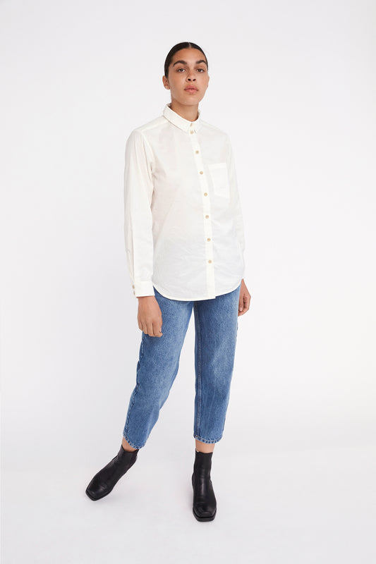 Won Hundred Women Kate Shirt Shirt Cannoli Cream