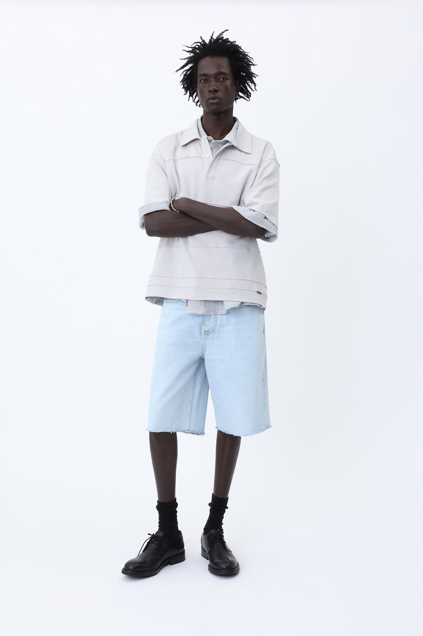 Kayce Soft Blue Denim Shorts - Won Hundred Online Store