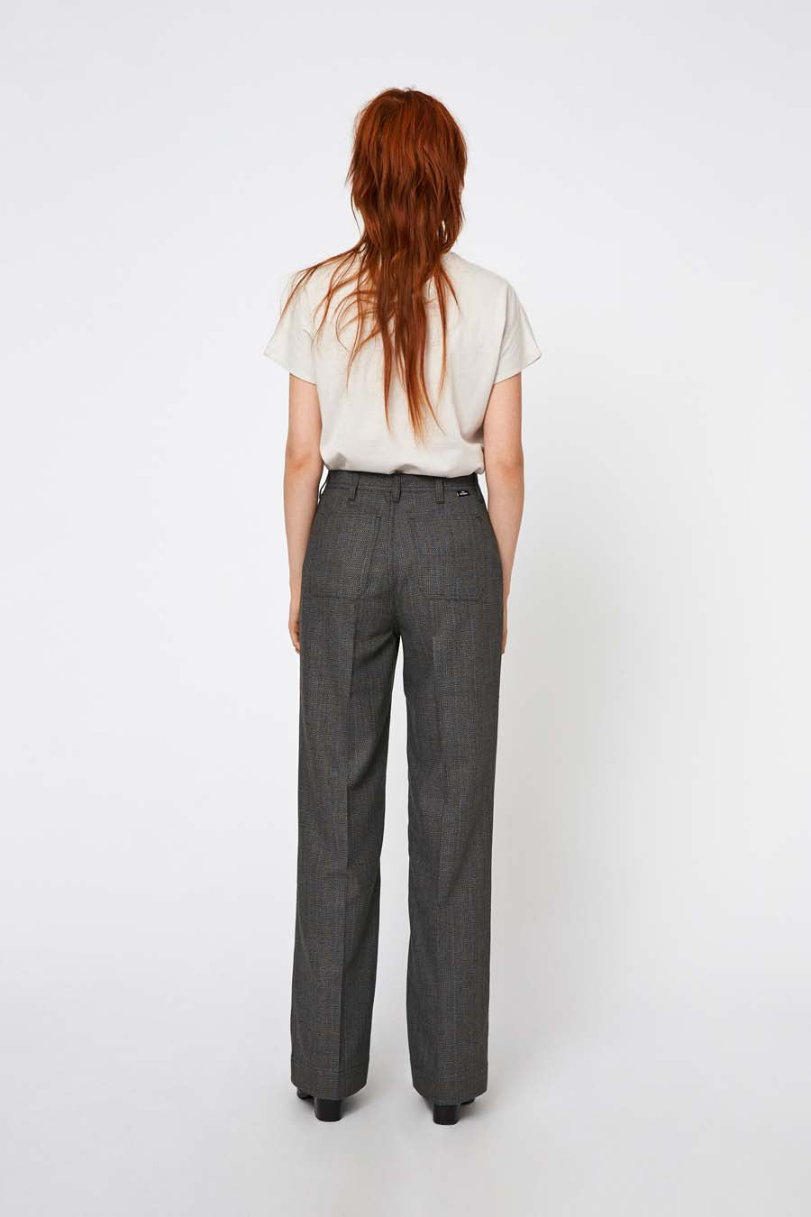 Won Hundred Women Kelis Trousers Black Grey Melange