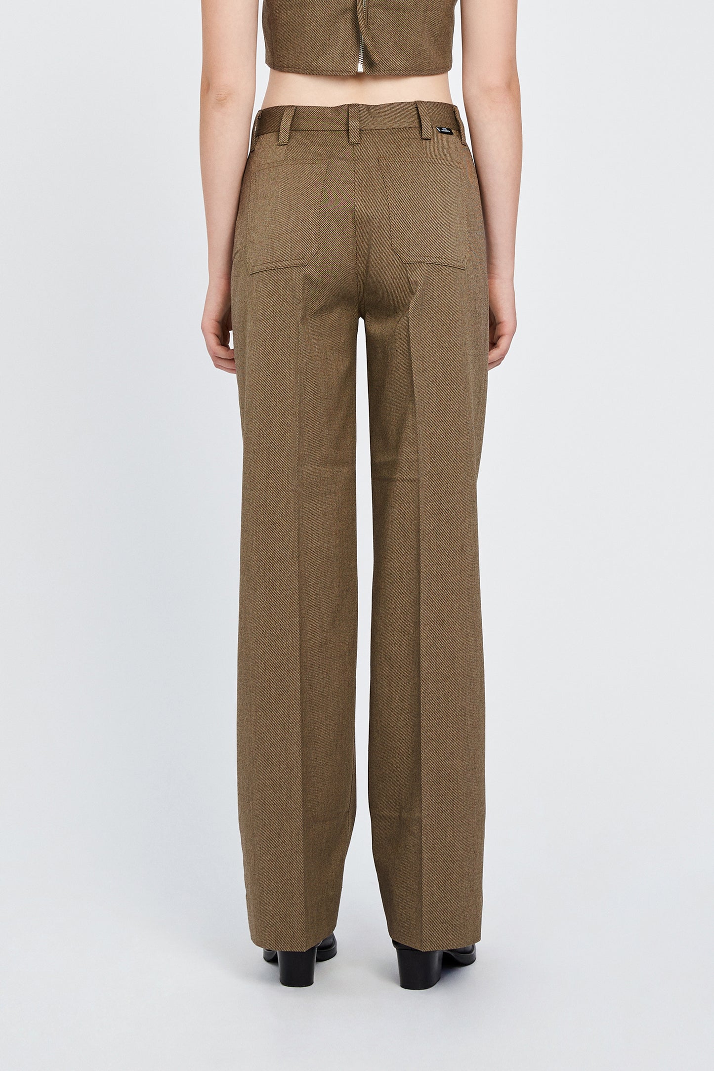 Won Hundred Women Kelis Trousers Trousers Brown Melange