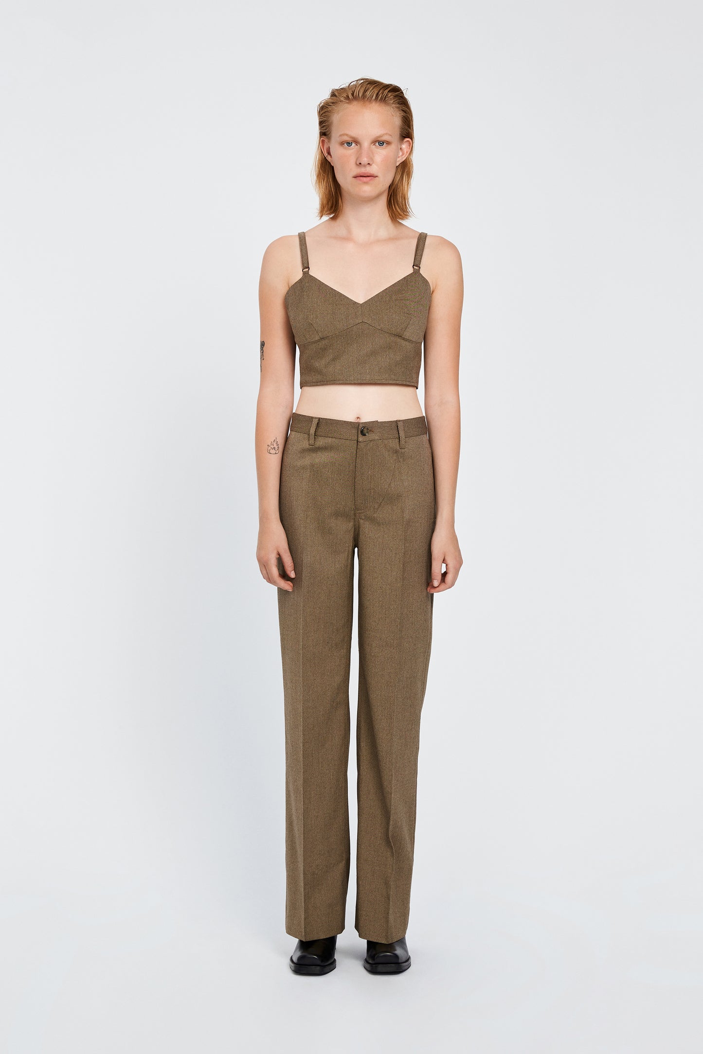 Won Hundred Women Kelis Trousers Trousers Brown Melange