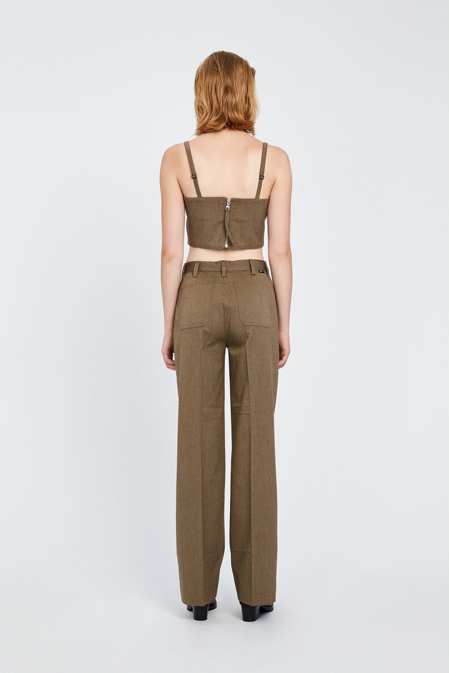 Won Hundred Women Kelis Trousers Trousers Brown Melange