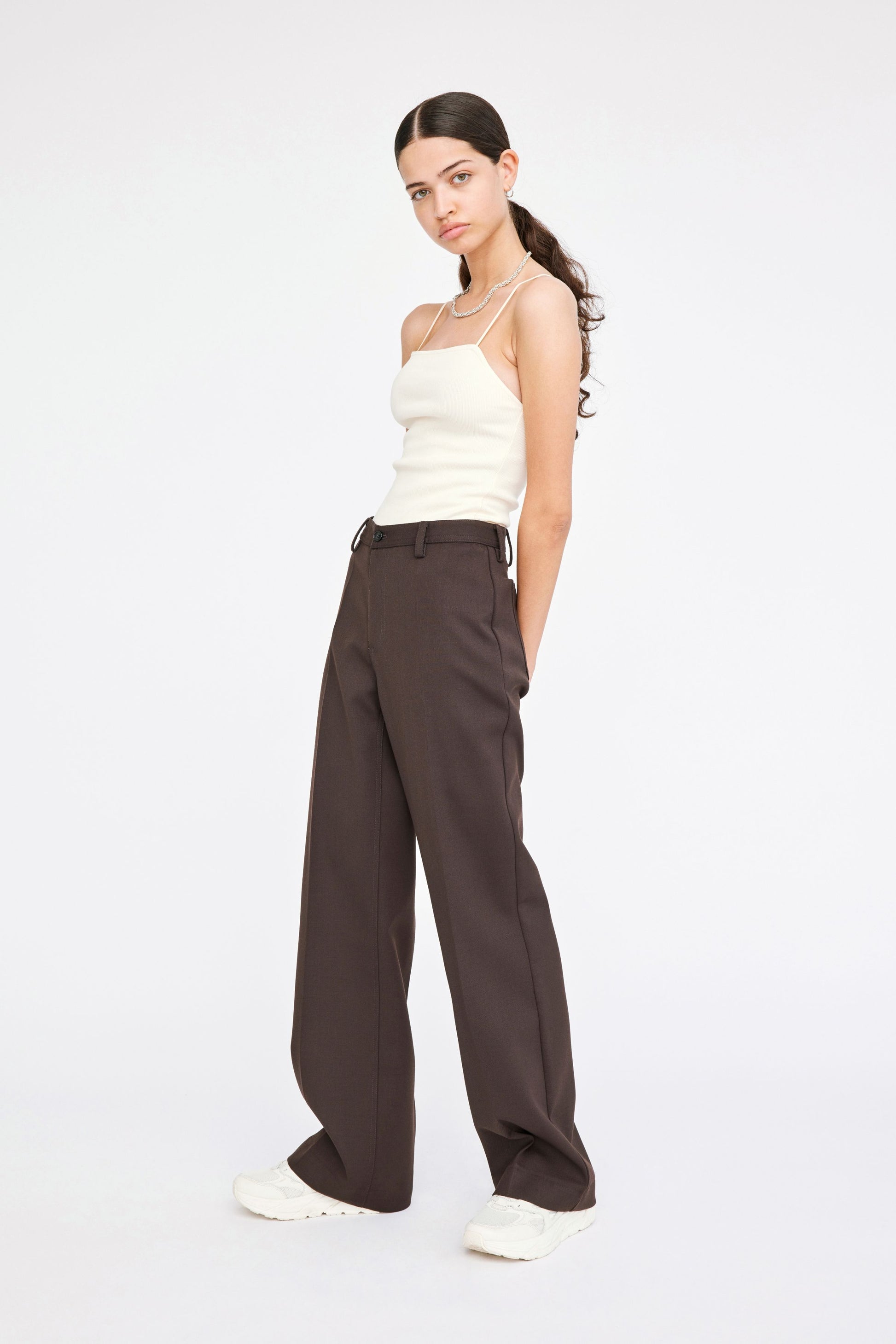 Won Hundred Women Kelis Trousers Trousers Coffee Bean