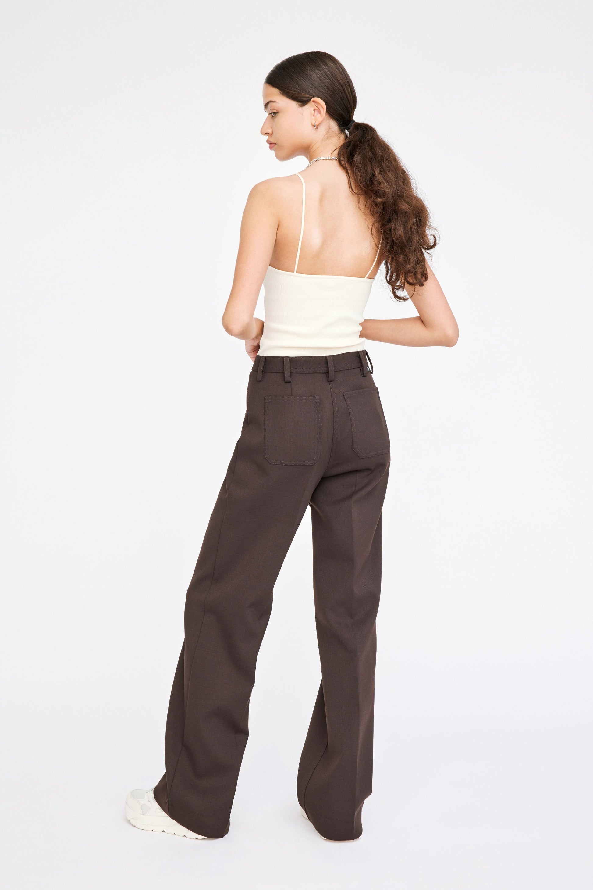 Won Hundred Women Kelis Trousers Trousers Coffee Bean