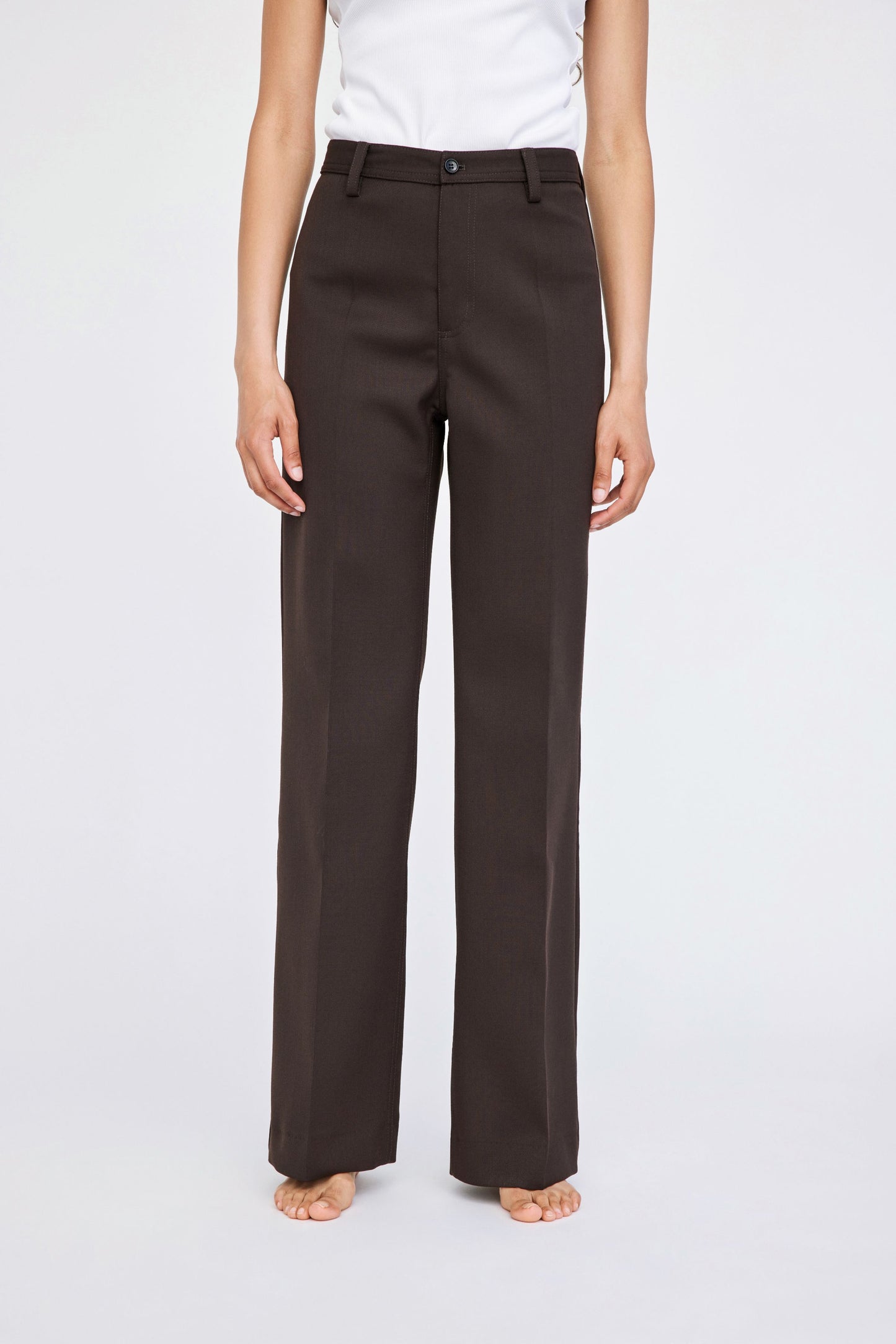 Won Hundred Women Kelis Trousers Trousers Coffee Bean