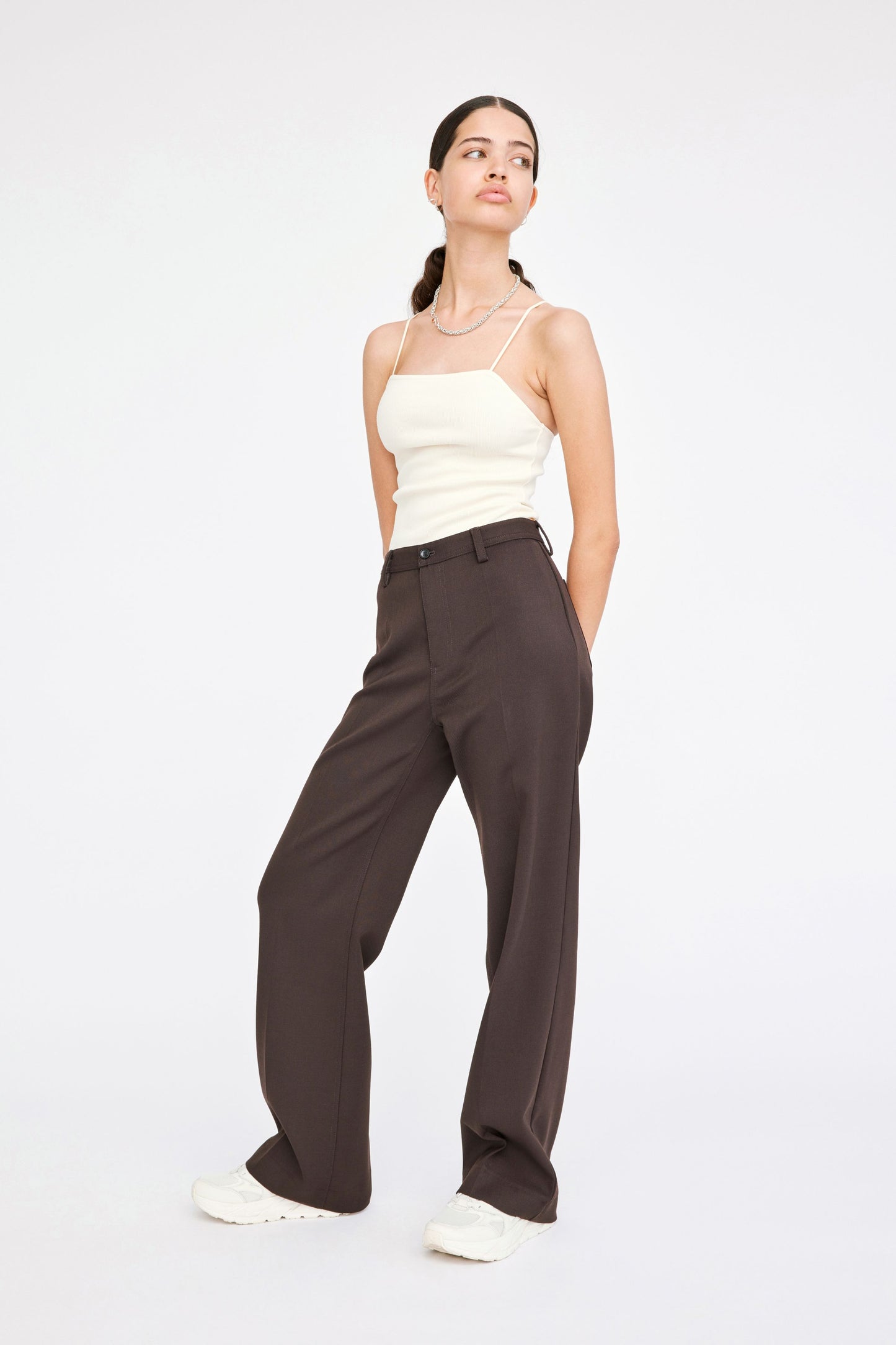 Won Hundred Women Kelis Trousers Trousers Coffee Bean