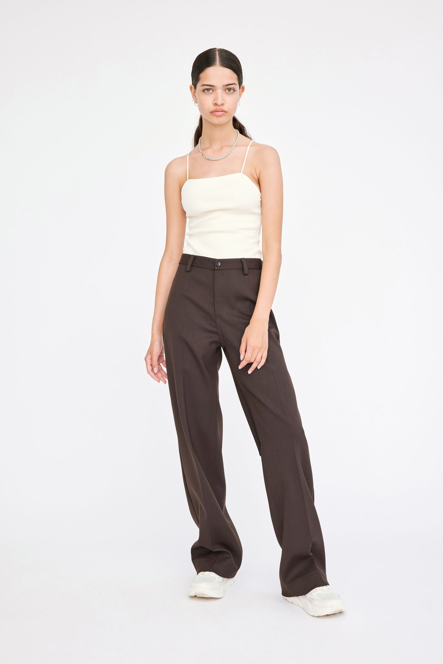 Won Hundred Women Kelis Trousers Trousers Coffee Bean