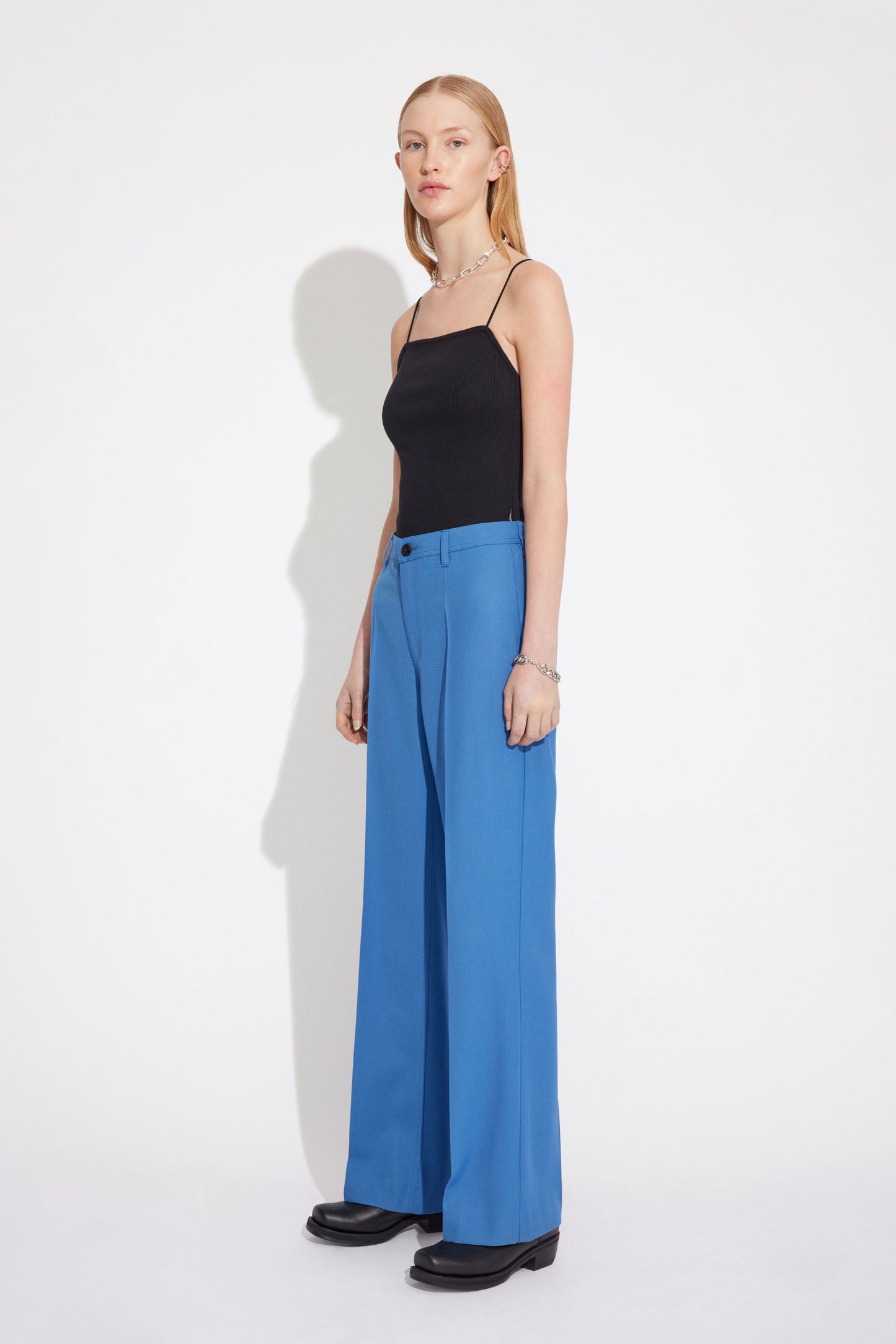 Won Hundred Women Kelis Trousers Trousers Federal Blue