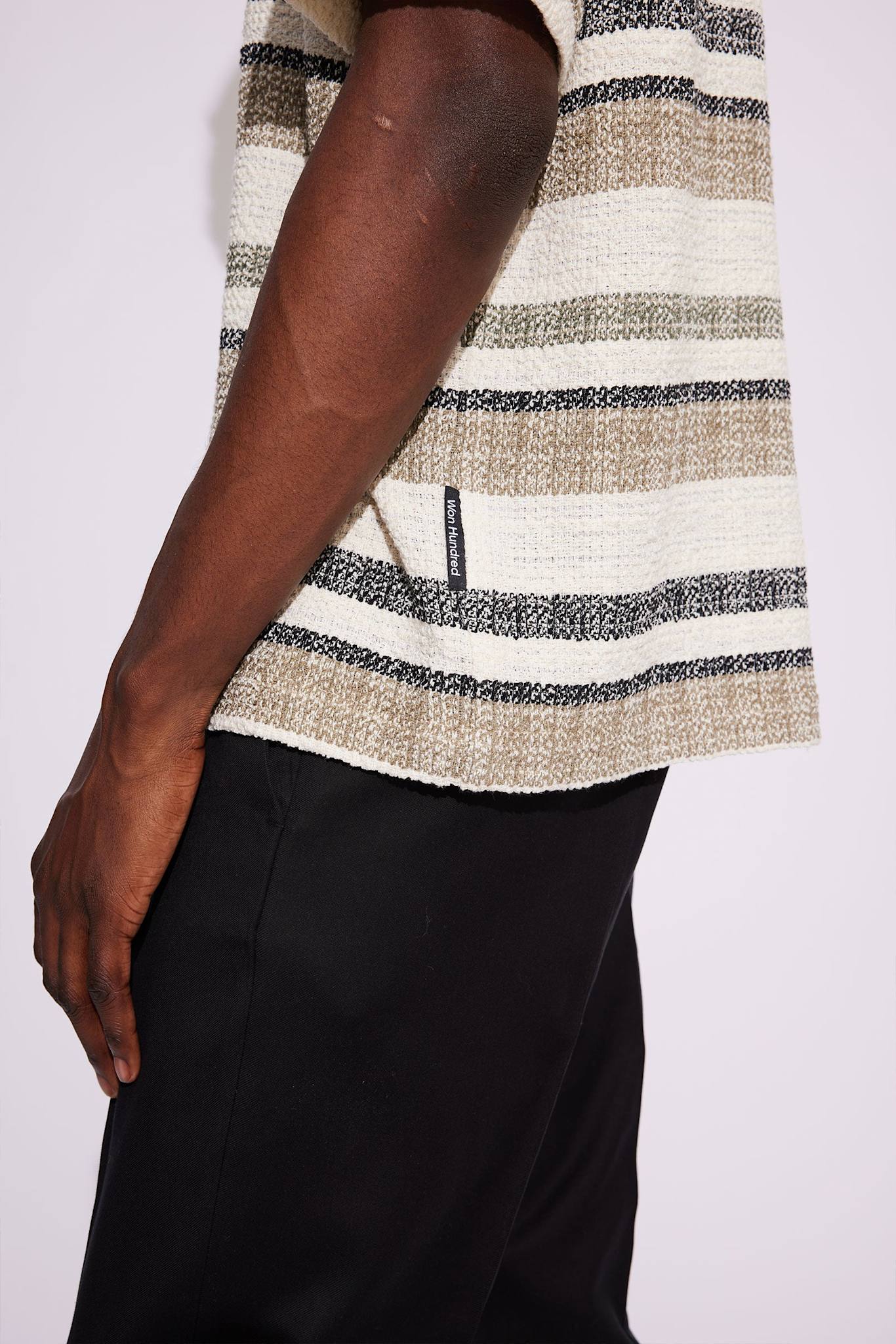Won Hundred Men Kenny Shirt Stripe