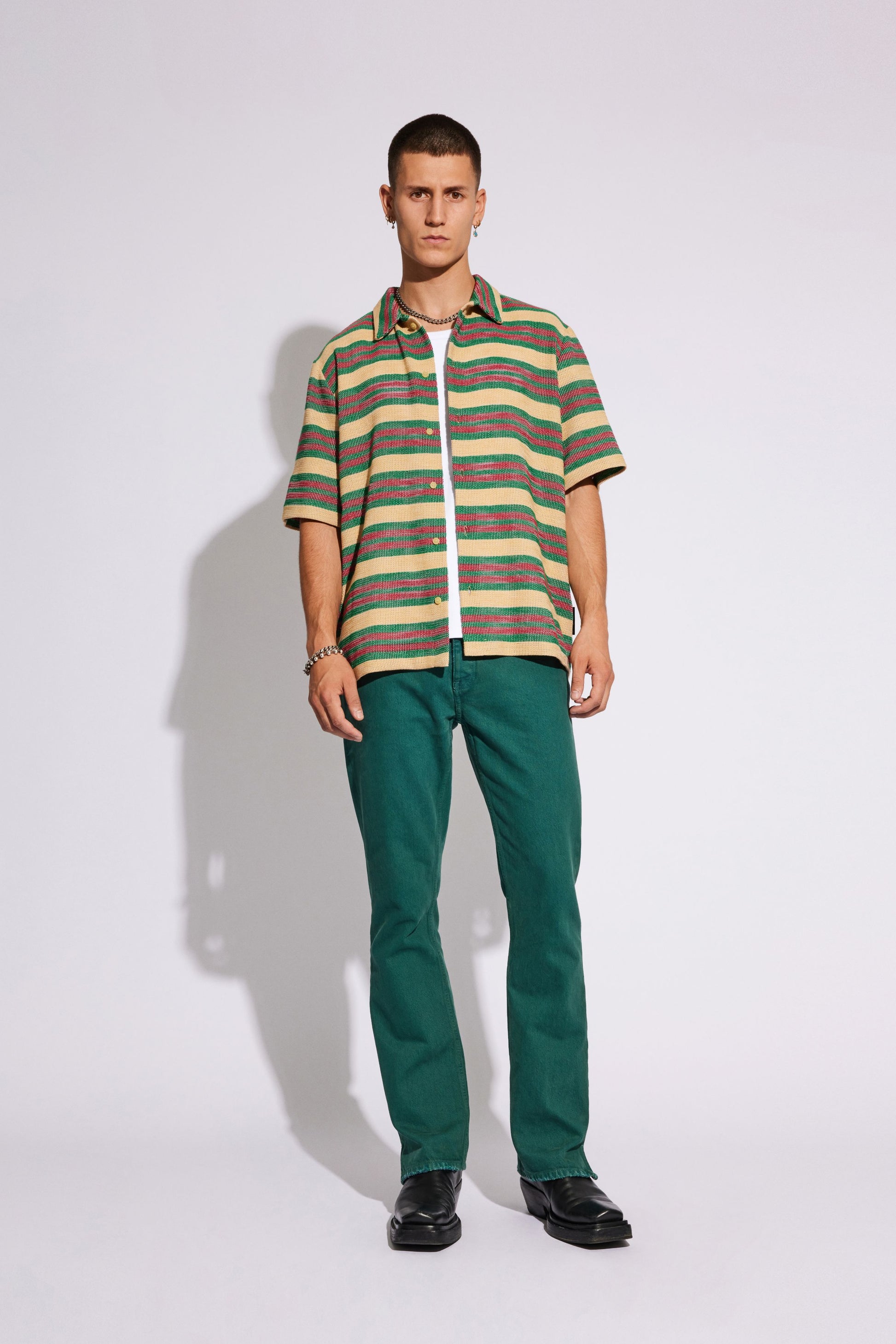 Won Hundred Men Kenny Shirt Shirt Stripe