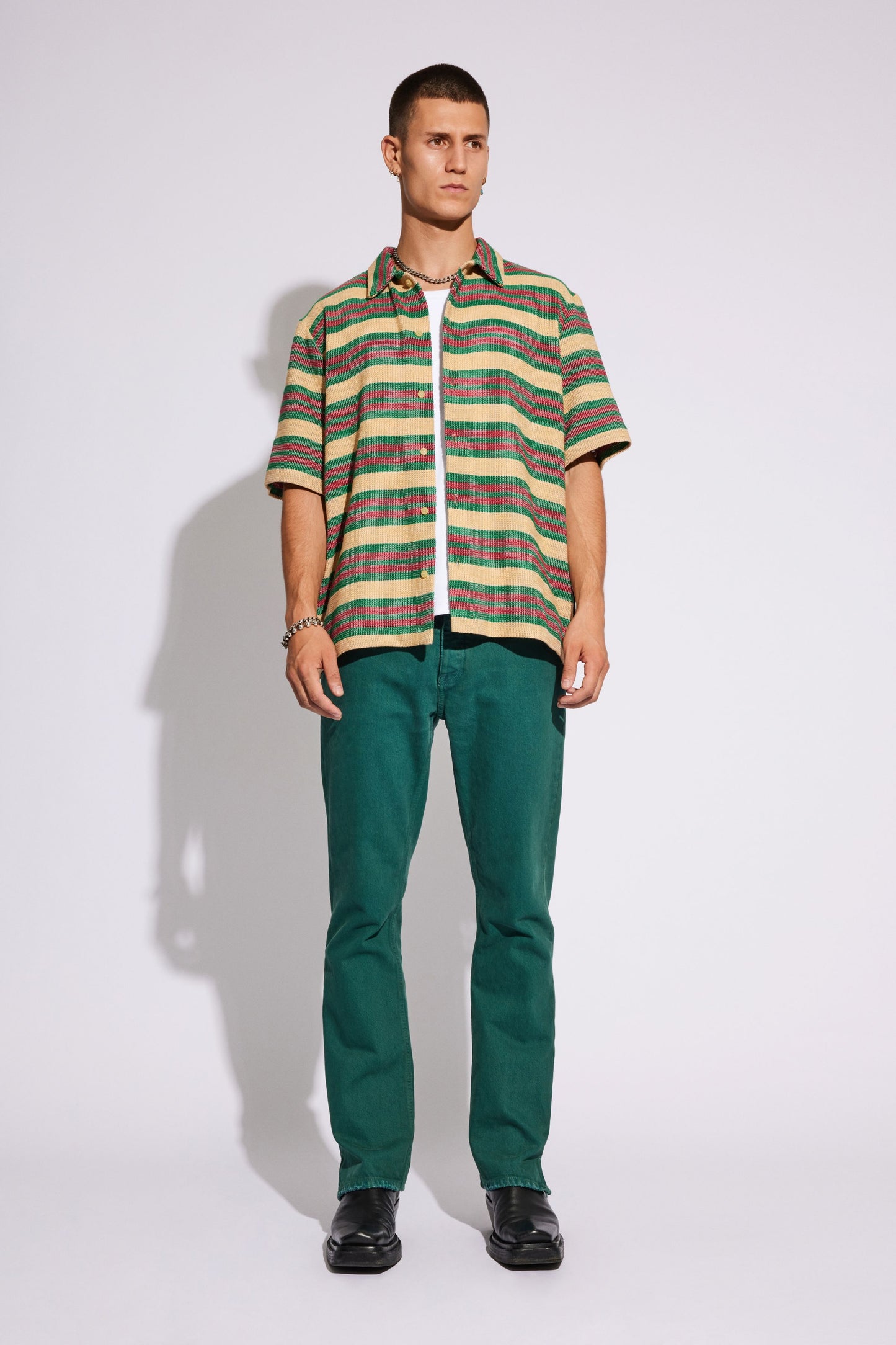 Won Hundred Men Kenny Shirt Shirt Stripe