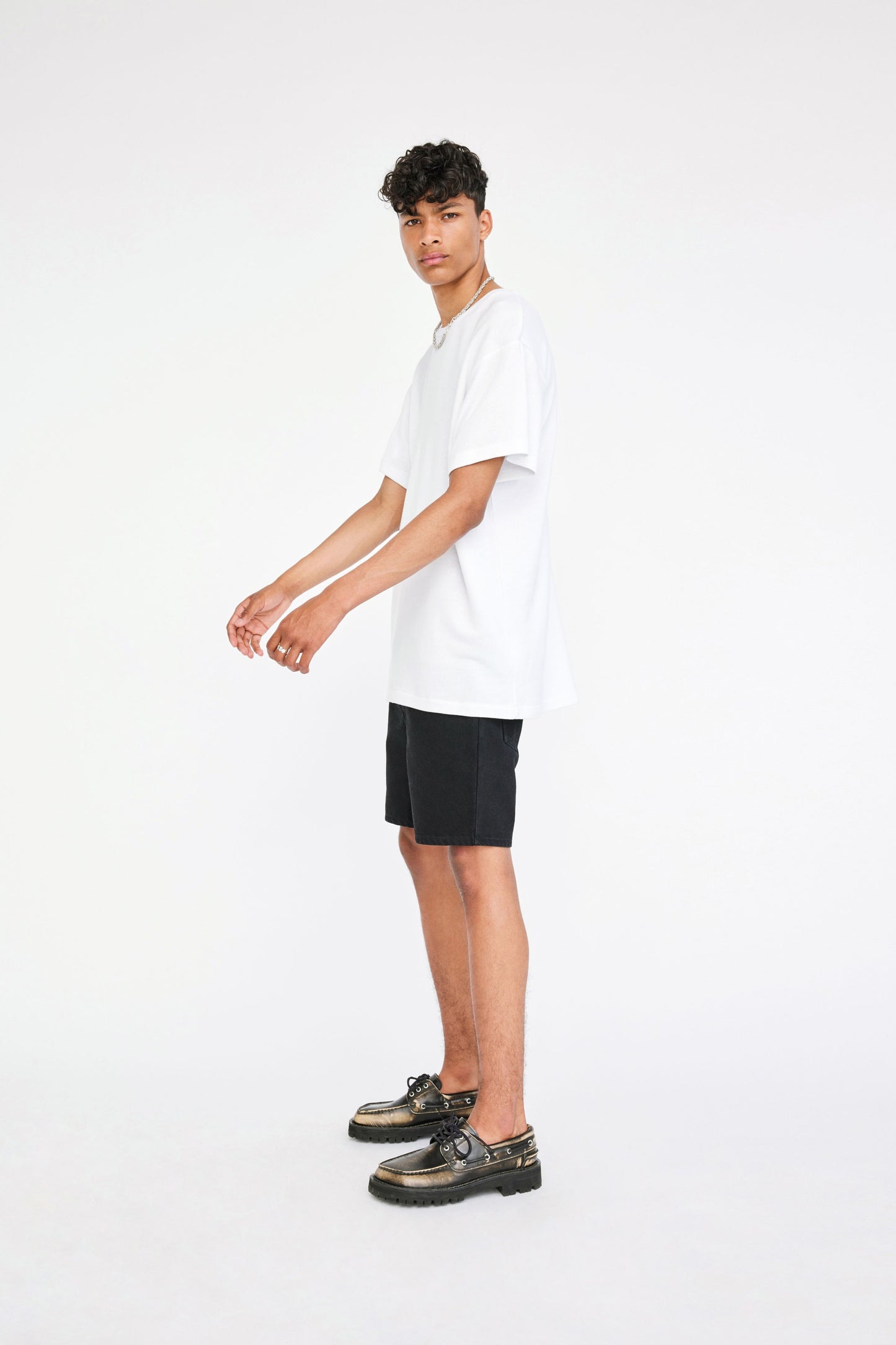 Won Hundred Men Kim Tencel T-shirt T-shirt White