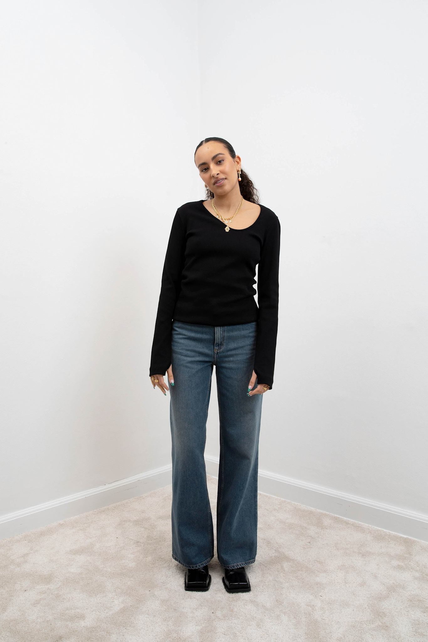 Won Hundred Women Kiri 5-Pockets Original Blue Six