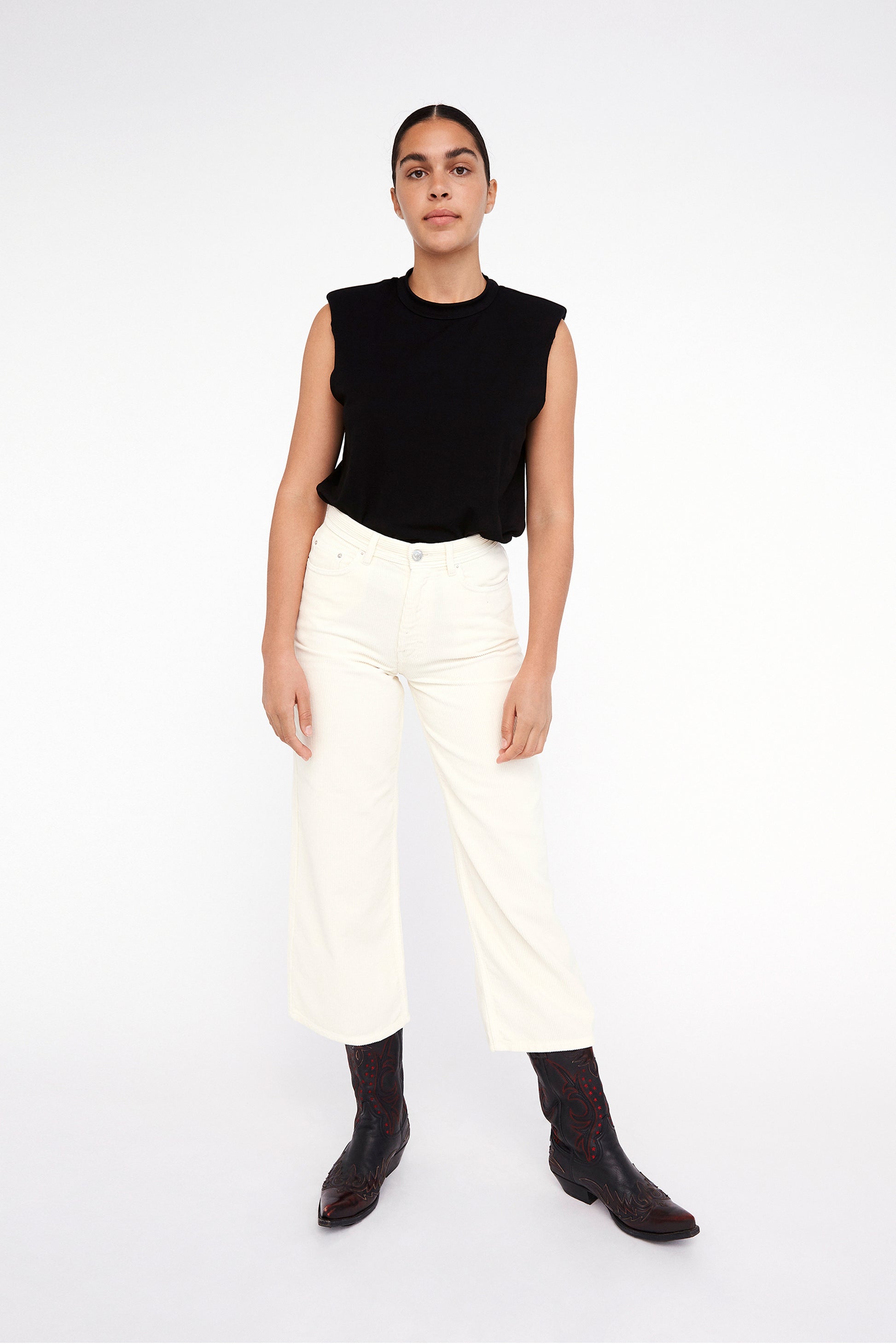 Won Hundred Women Kiri Flair Trousers Cannoli Cream