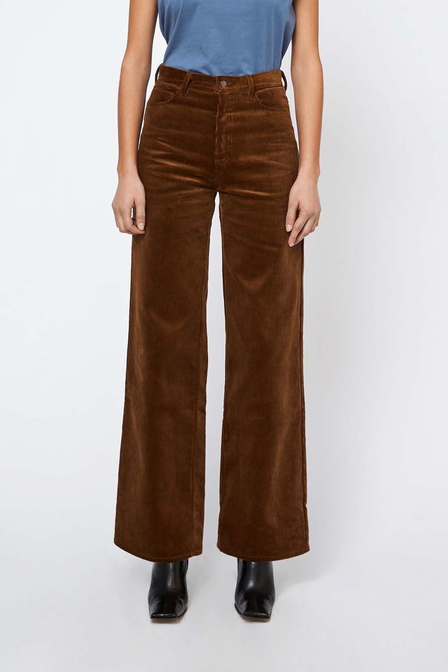 Won Hundred Women Kiri Long Trousers Toffee