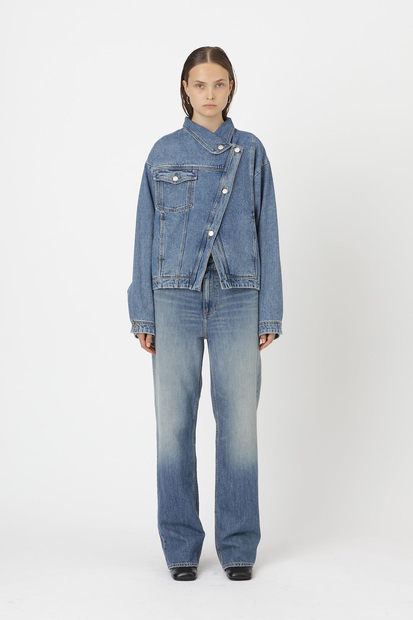 Won Hundred Women Kirsten Denim Jacket Mable Blue