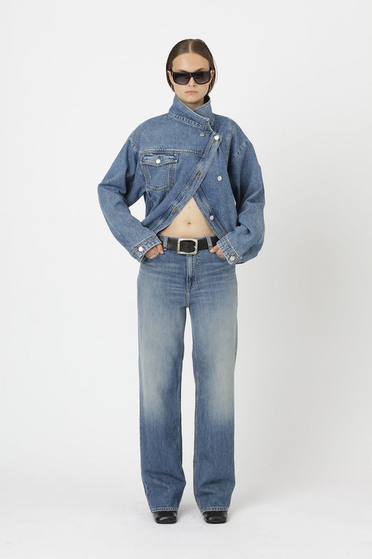 Won Hundred Women Kirsten Denim Jacket Mable Blue