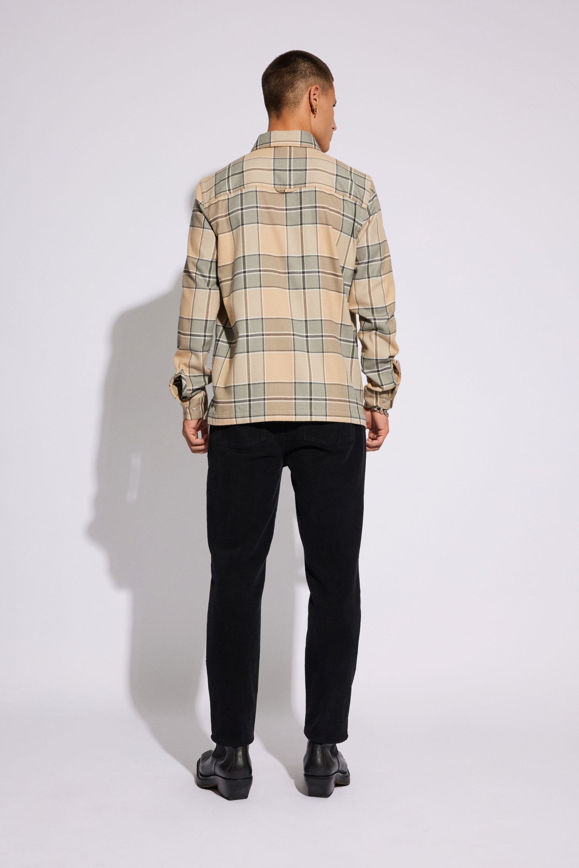 Won Hundred Men Kurt LS Shirt Shirt Laurel Oak Check