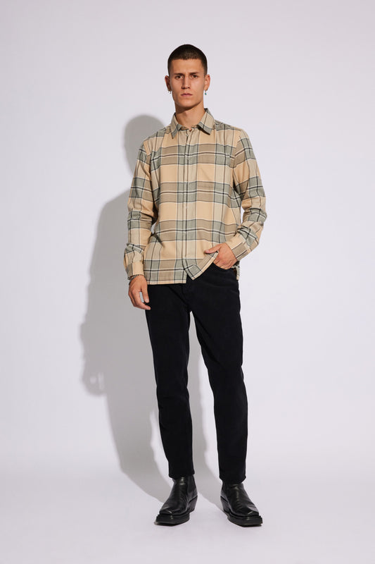 Won Hundred Men Kurt LS Shirt Shirt Laurel Oak Check