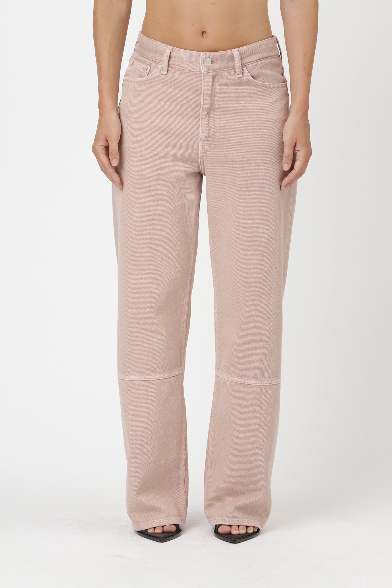 Won Hundred Unisex Las Vegas Overdye Jeans Rose Smoke