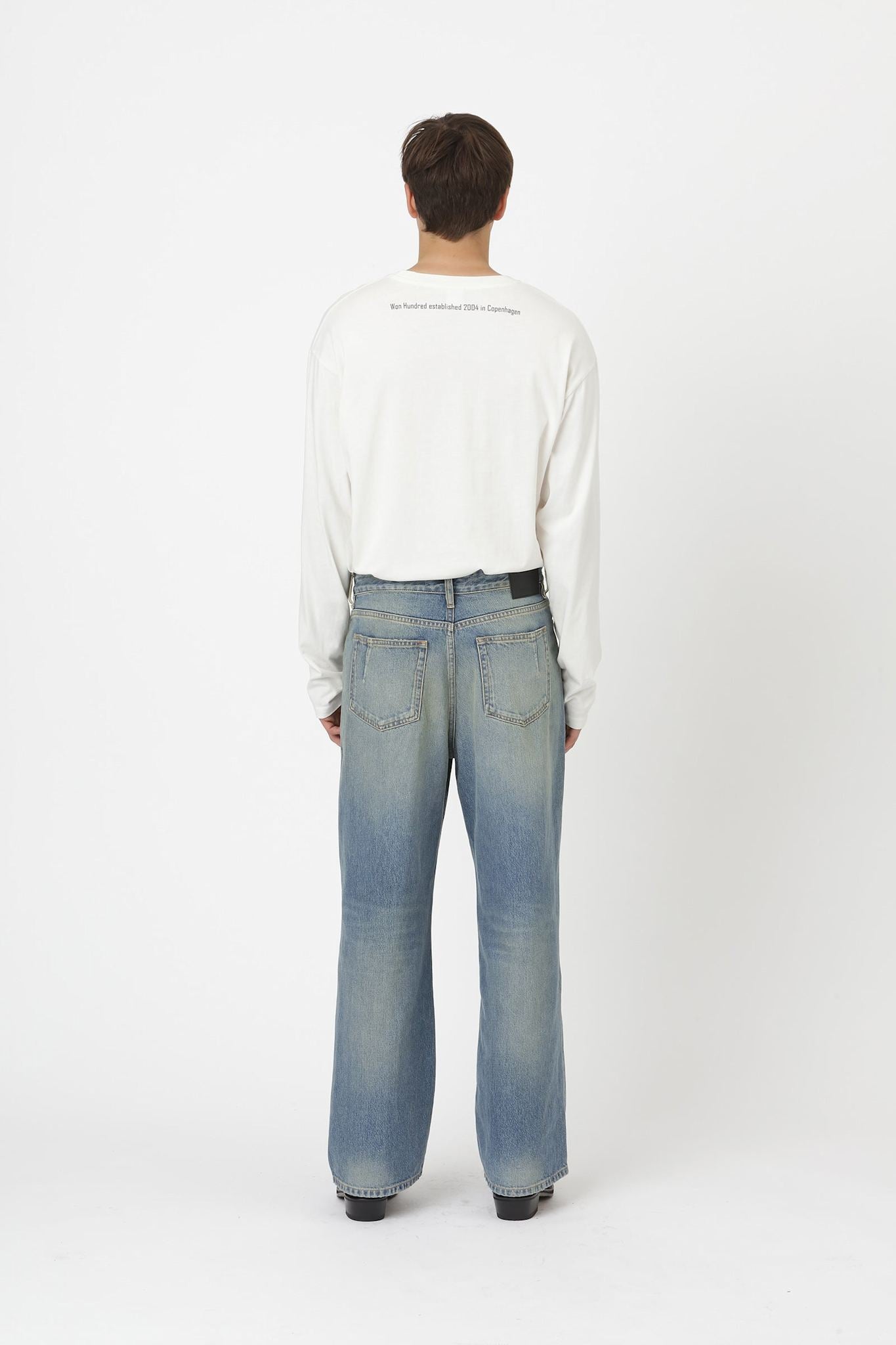 Won Hundred Unisex Las Vegas Vintage Tinted Blue Jeans Vintage Tinted Blue