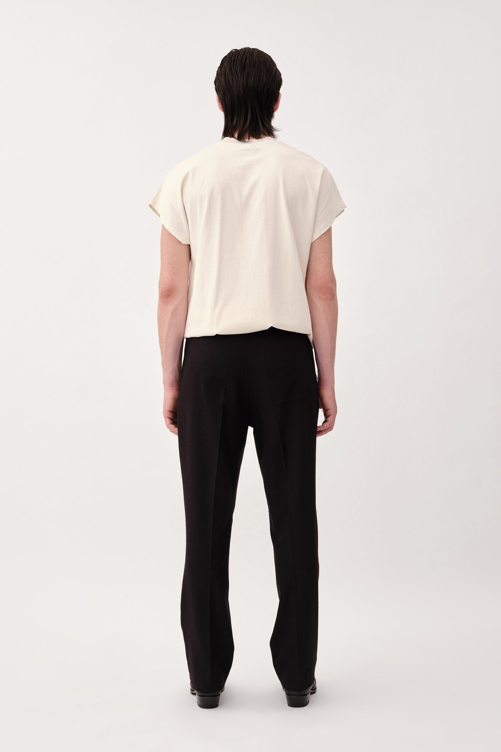 Won Hundred Men Ledger Pants Trousers Black