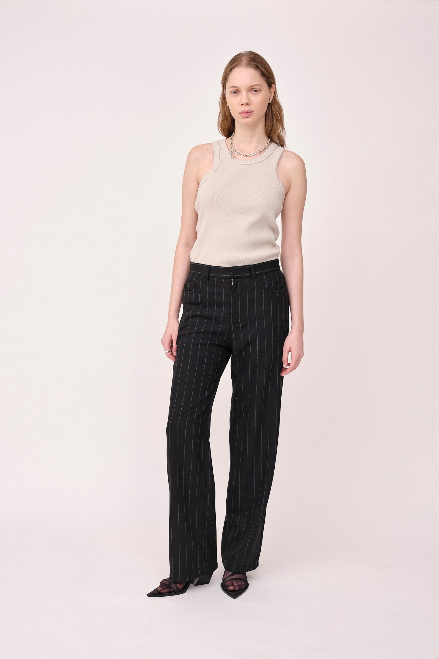 Won Hundred Women Lena Pin Stripe Trousers Pin Stripe