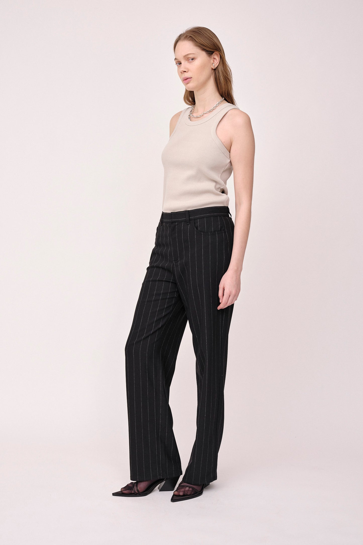 Won Hundred Women Lena Pin Stripe Trousers Pin Stripe