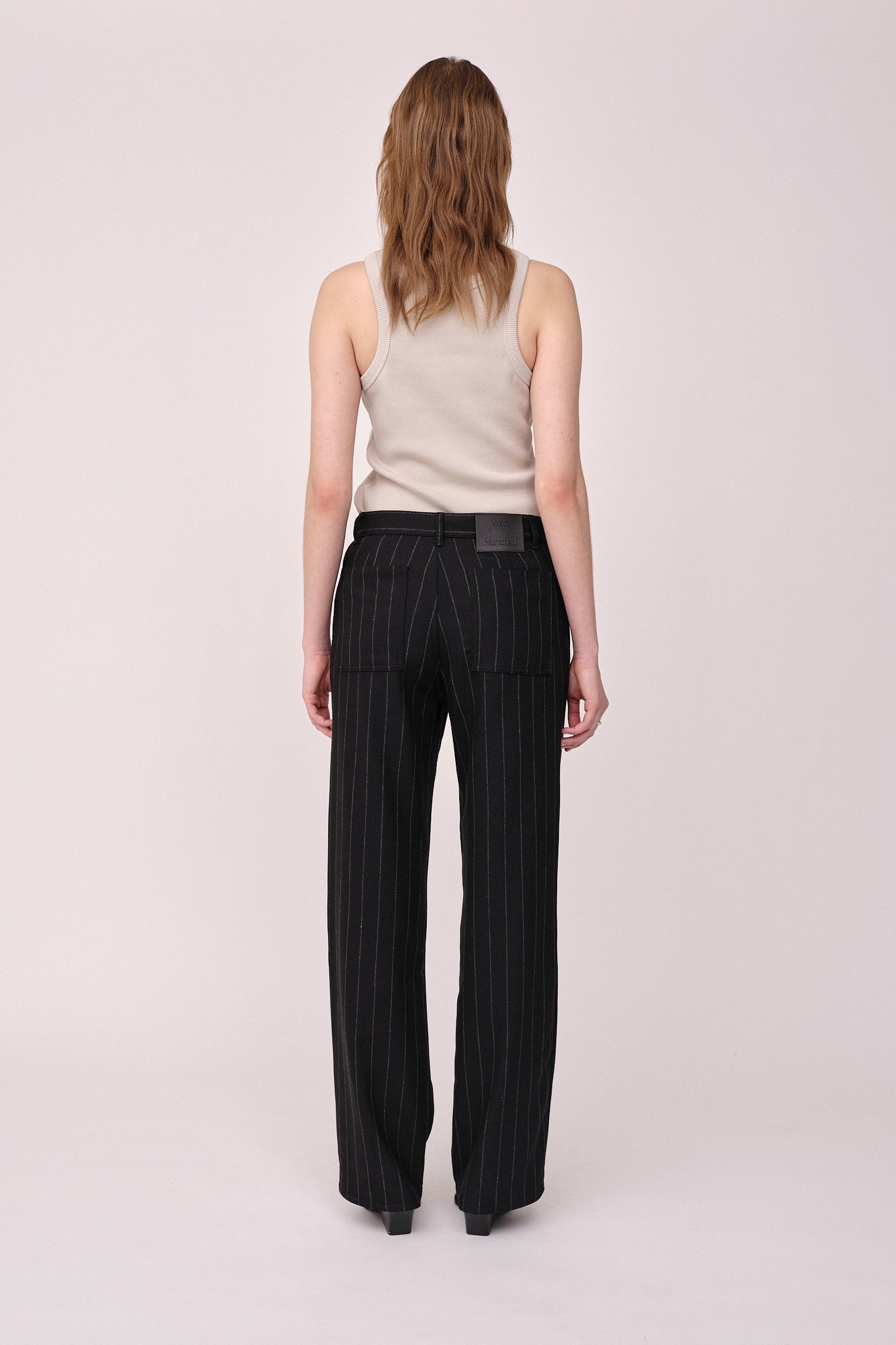 Won Hundred Women Lena Pin Stripe Trousers Pin Stripe