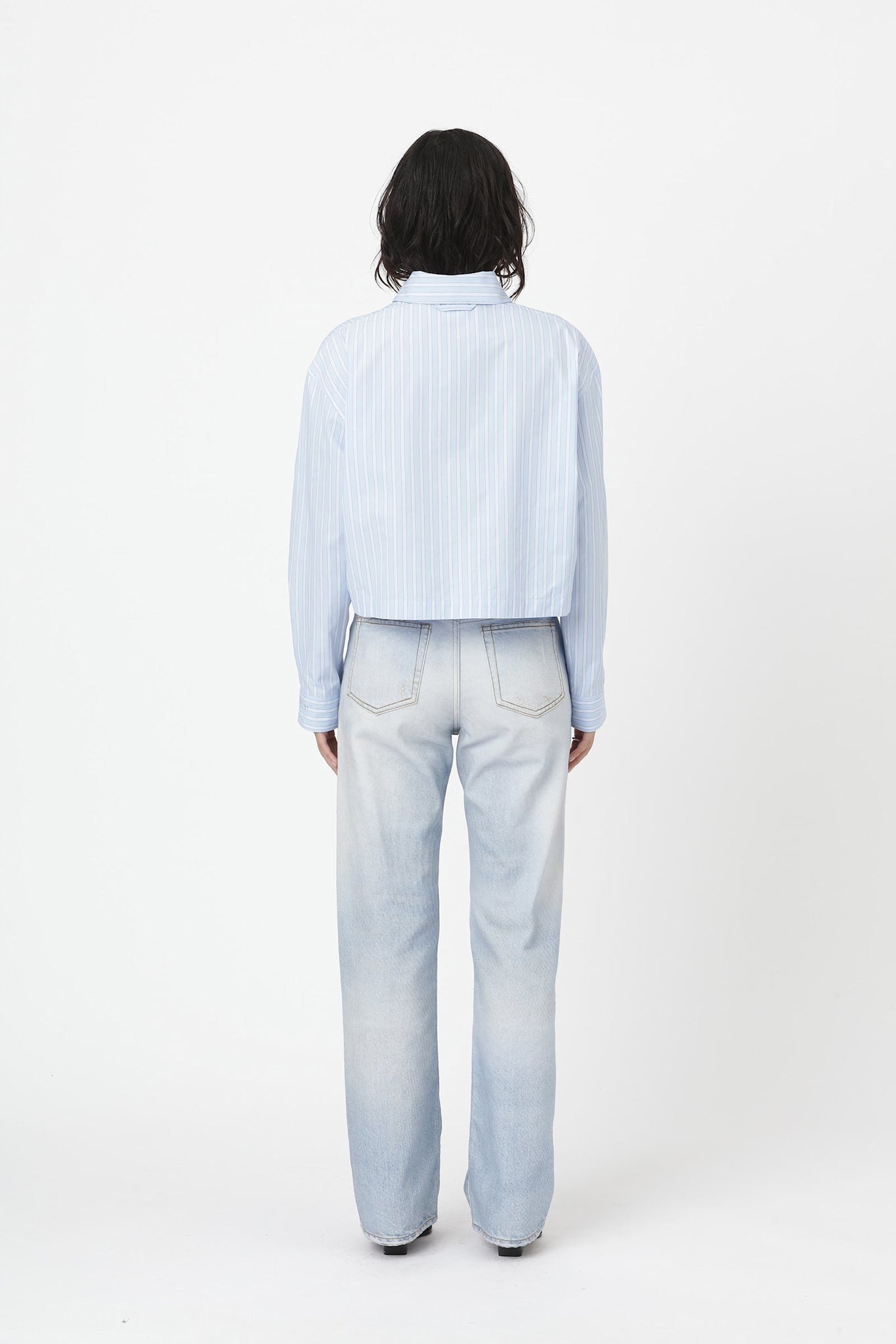 Won Hundred Women Lexington Shirt Shirt Blue Stripe