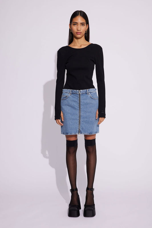 Won Hundred Women Liane Light Blue Skirt Light Blue