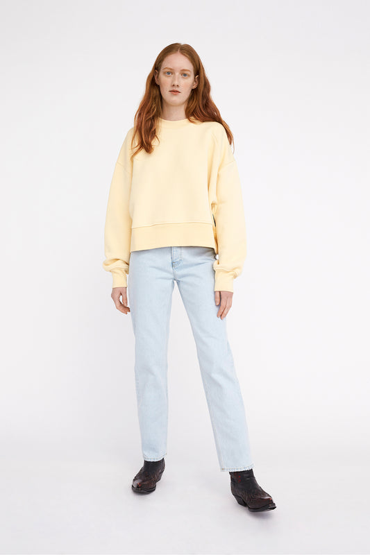 Won Hundred Women Lilou Crew Sweatshirt Sweatshirt Banana Crepe