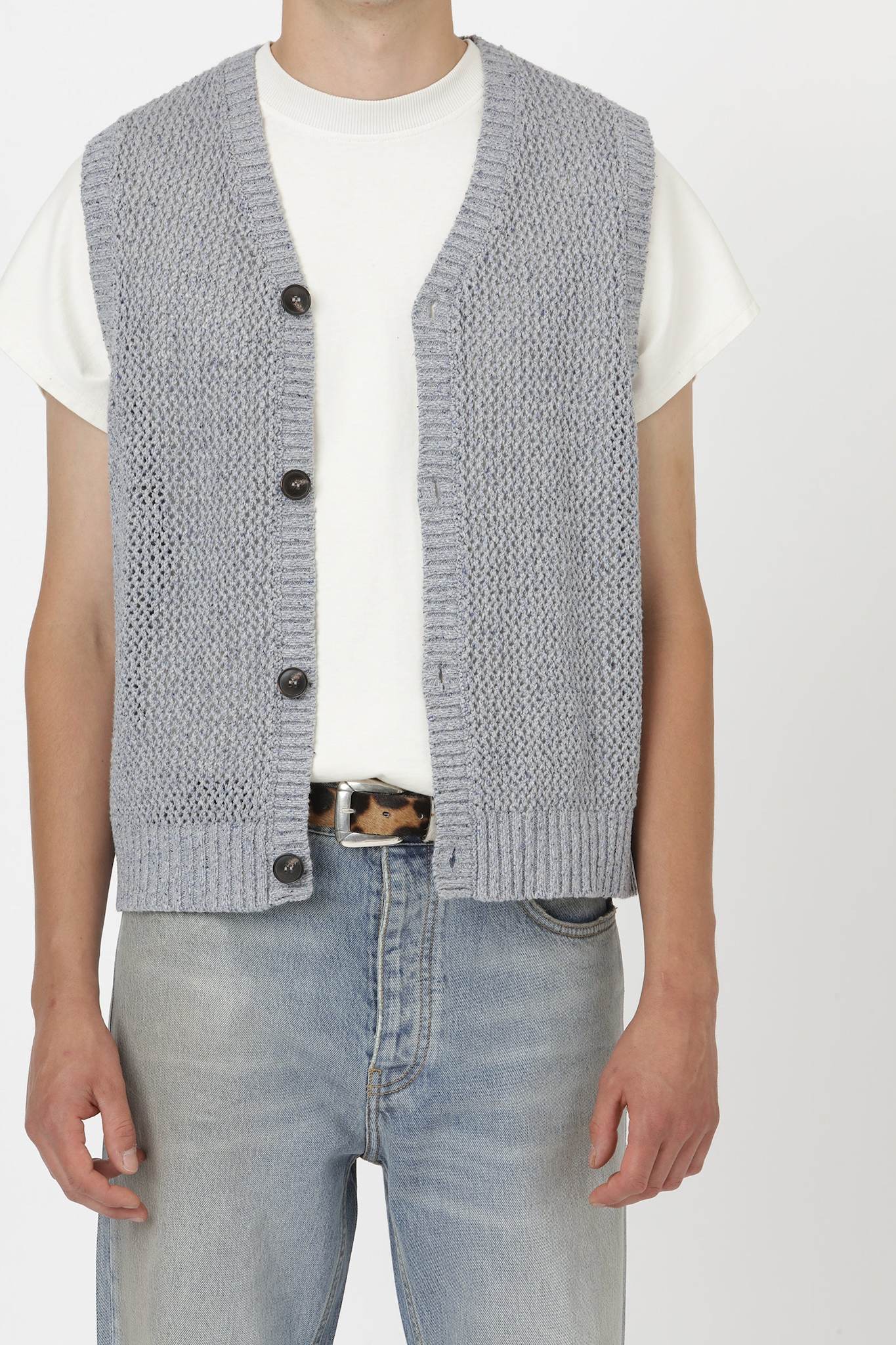 Won Hundred Men Lionel Vest Vest Grey