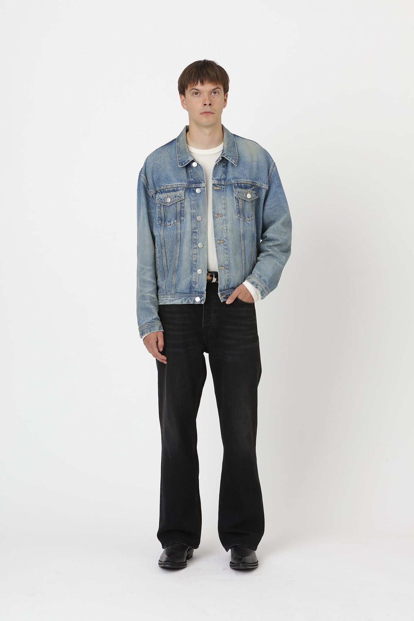 Won Hundred Unisex Liverpool Tinted Vintage Blue Jacket Vintage Tinted Blue