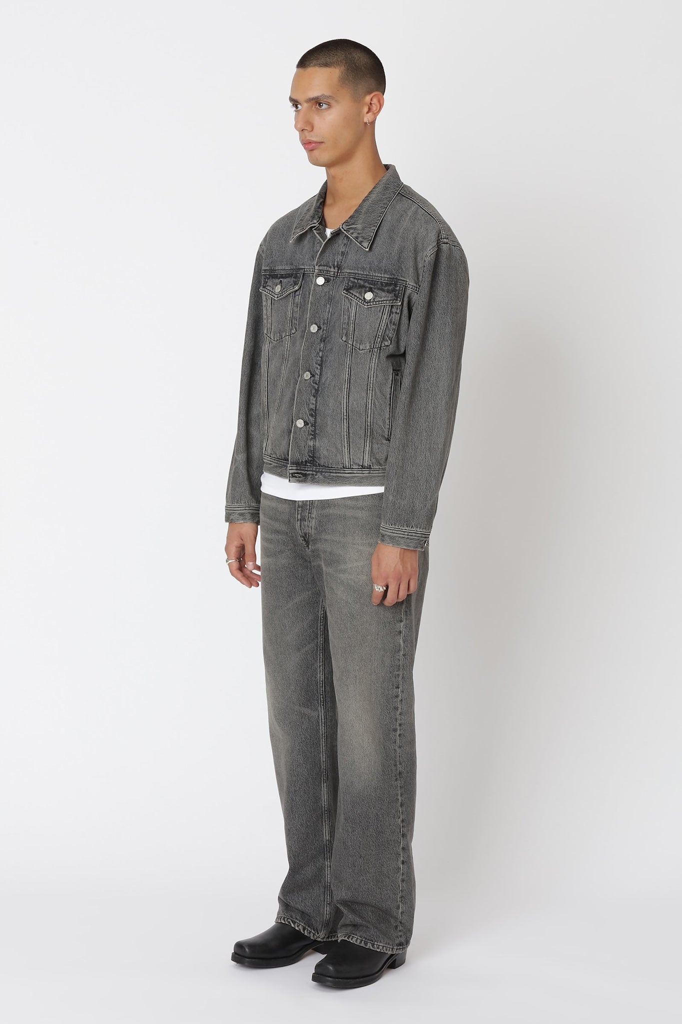 Won Hundred Unisex Liverpool Tintet Grey Jacket Tinted Grey