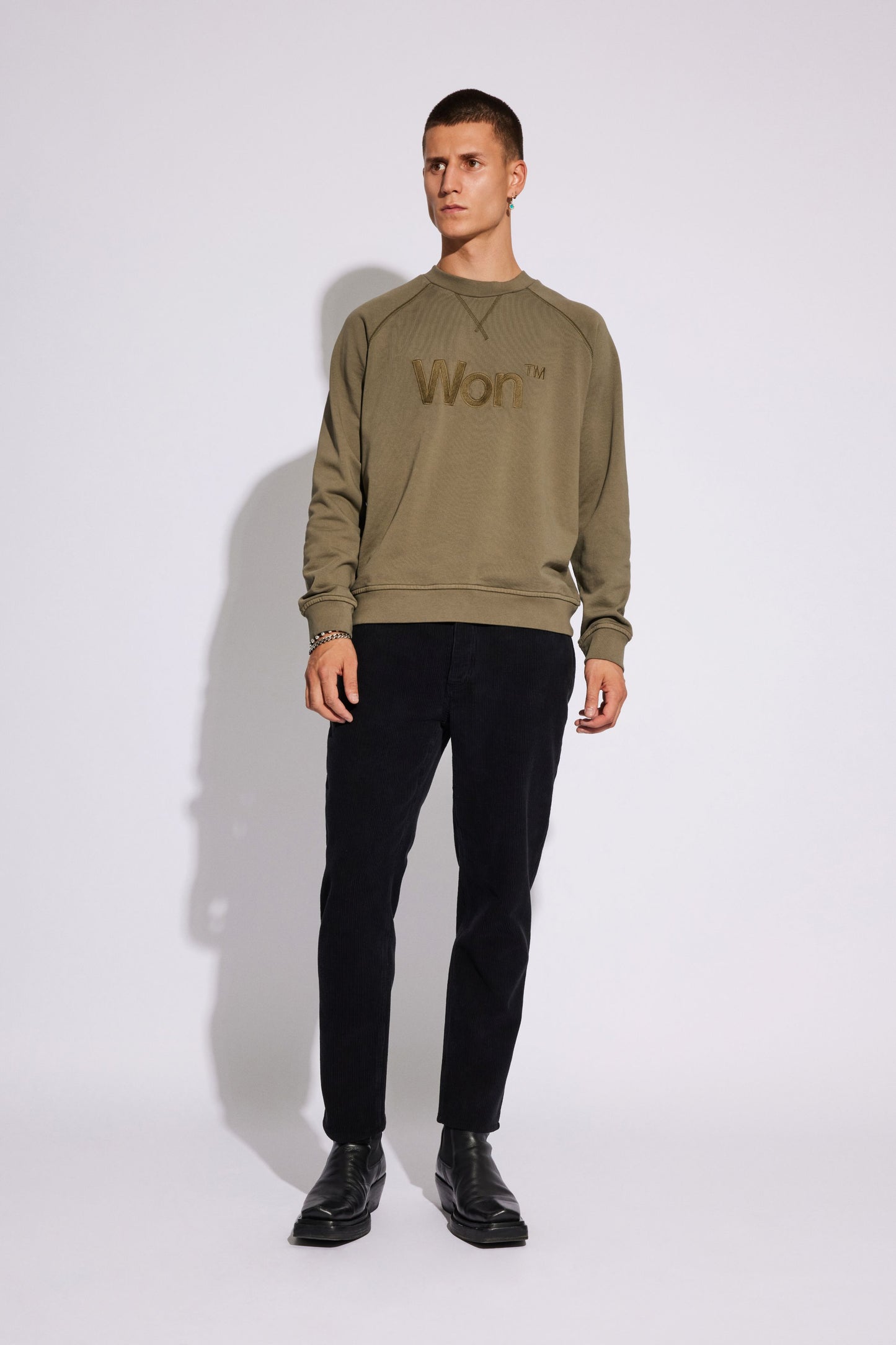 Won Hundred Men Marco Sweatshirt Sweatshirt Tarmac