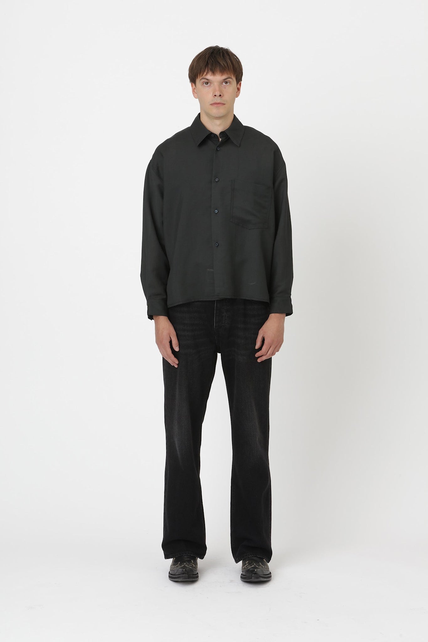 Won Hundred Men Maza Shirt Black