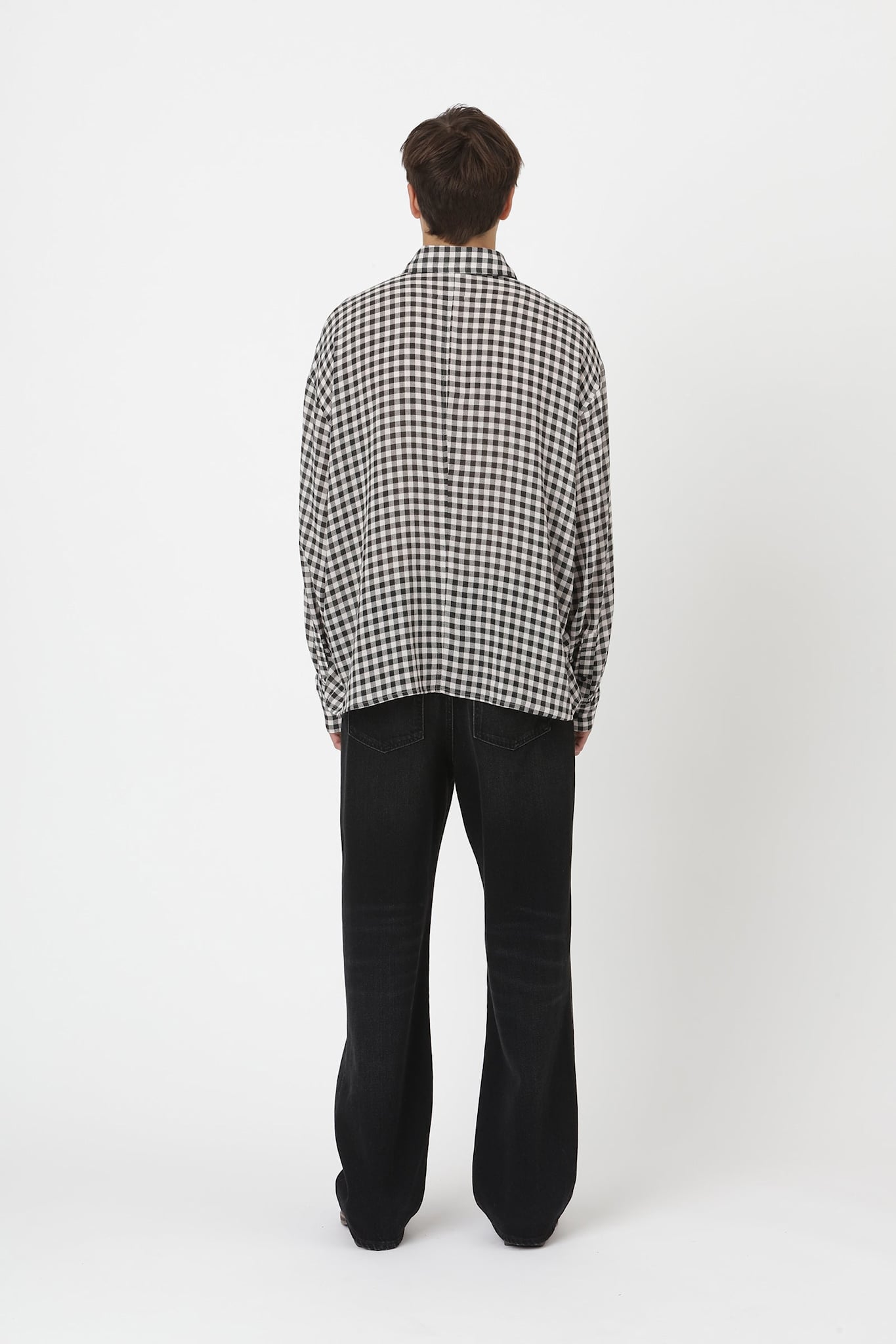 Won Hundred Men Maza Check Shirt Rose Check