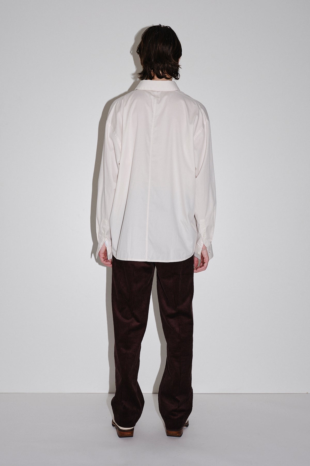 Won Hundred Men Maza Overdye Shirt Jet Stream