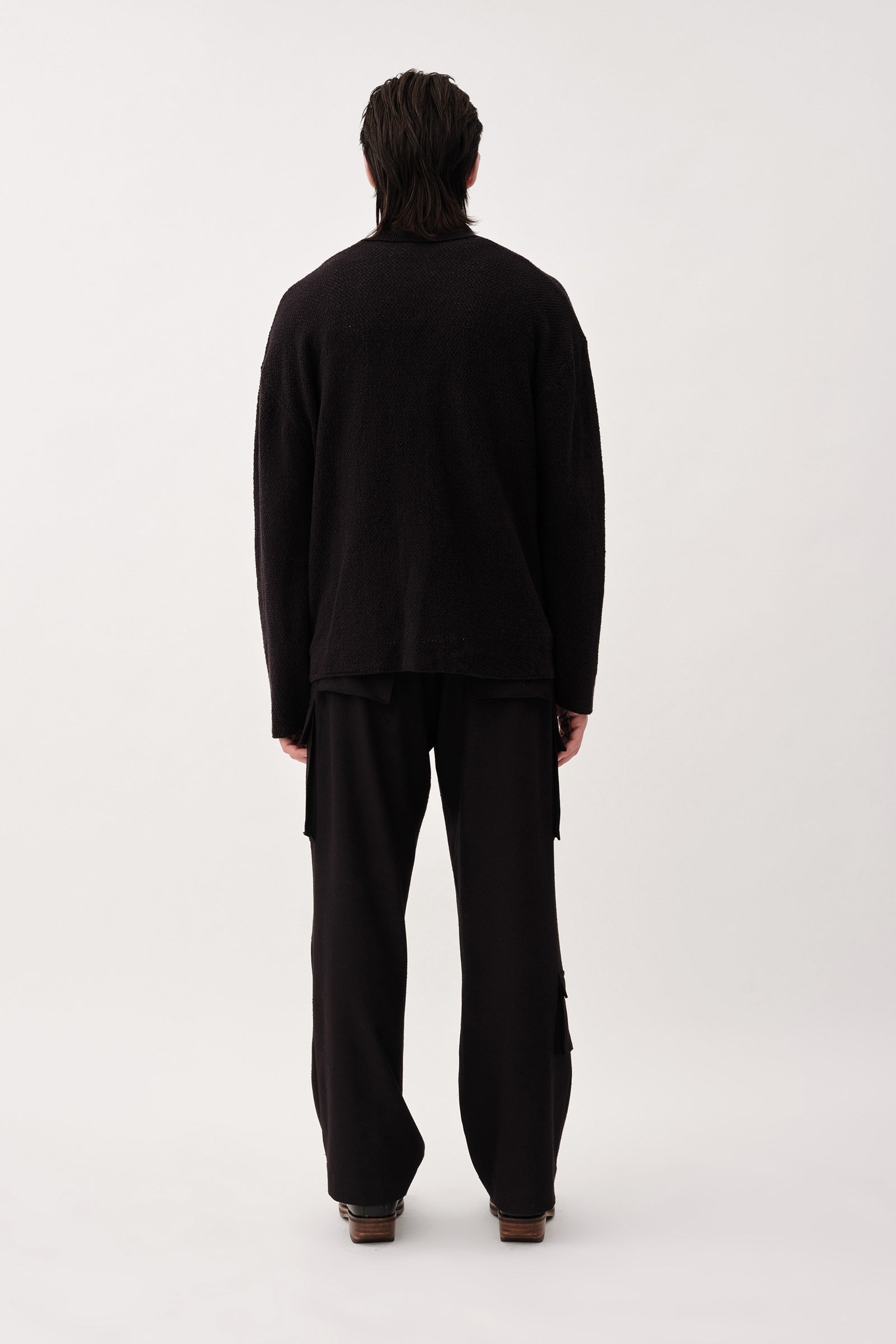 Won Hundred Men Mazar LS Knitwear Black