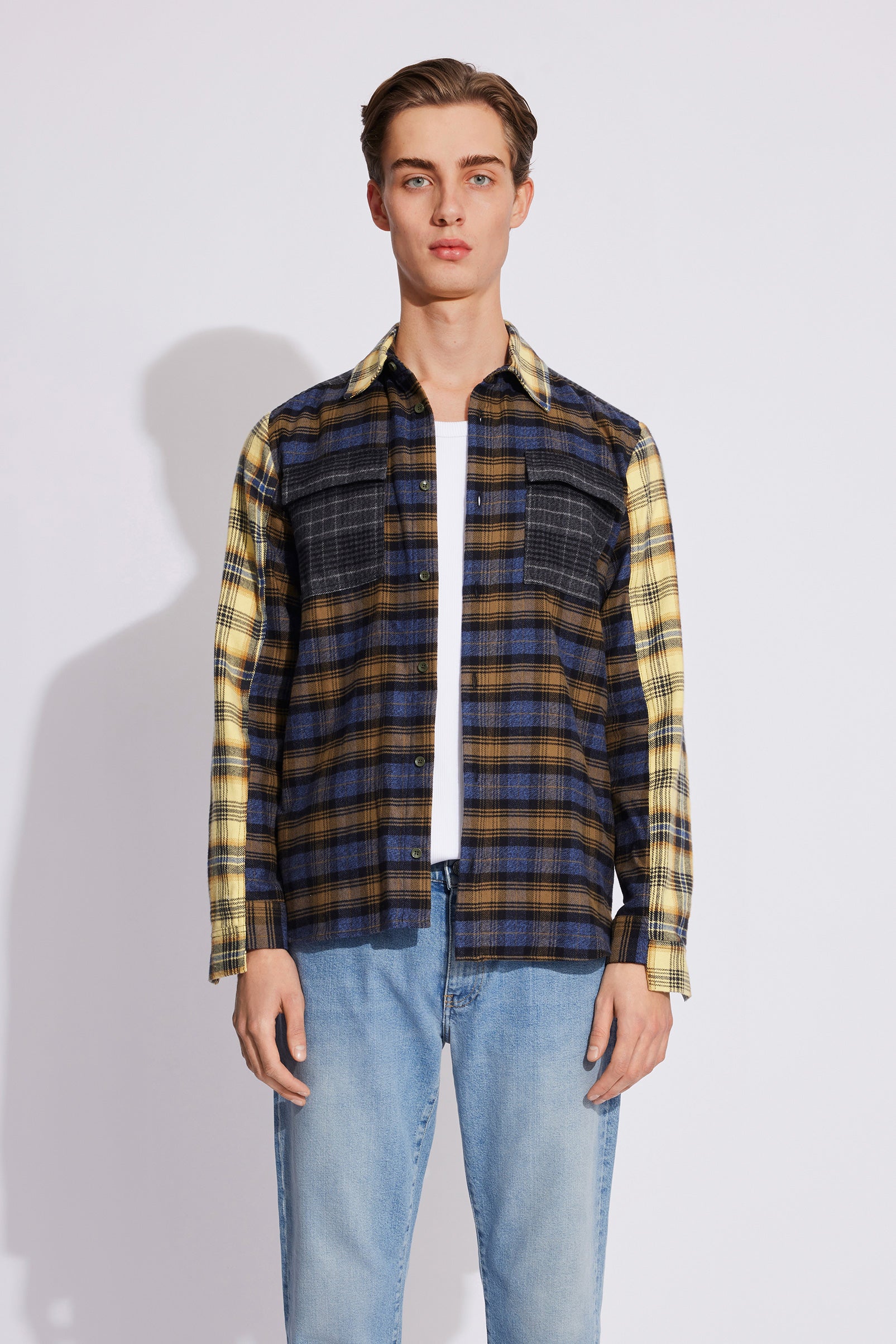 Won Hundred Unisex Milano Shirt Shirt Multi Color Check