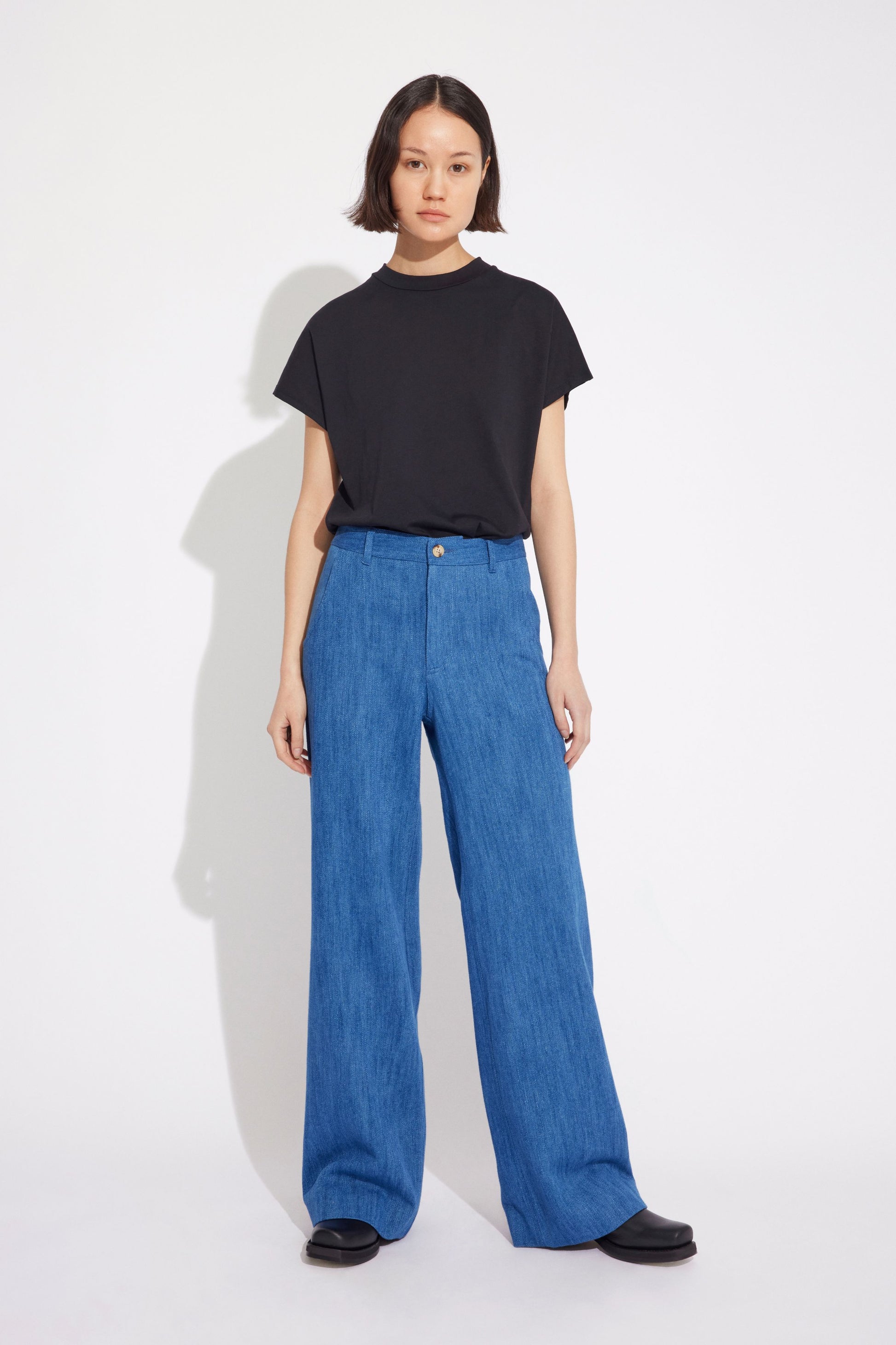 Won Hundred Women Millie Trousers Trousers Blue Denim