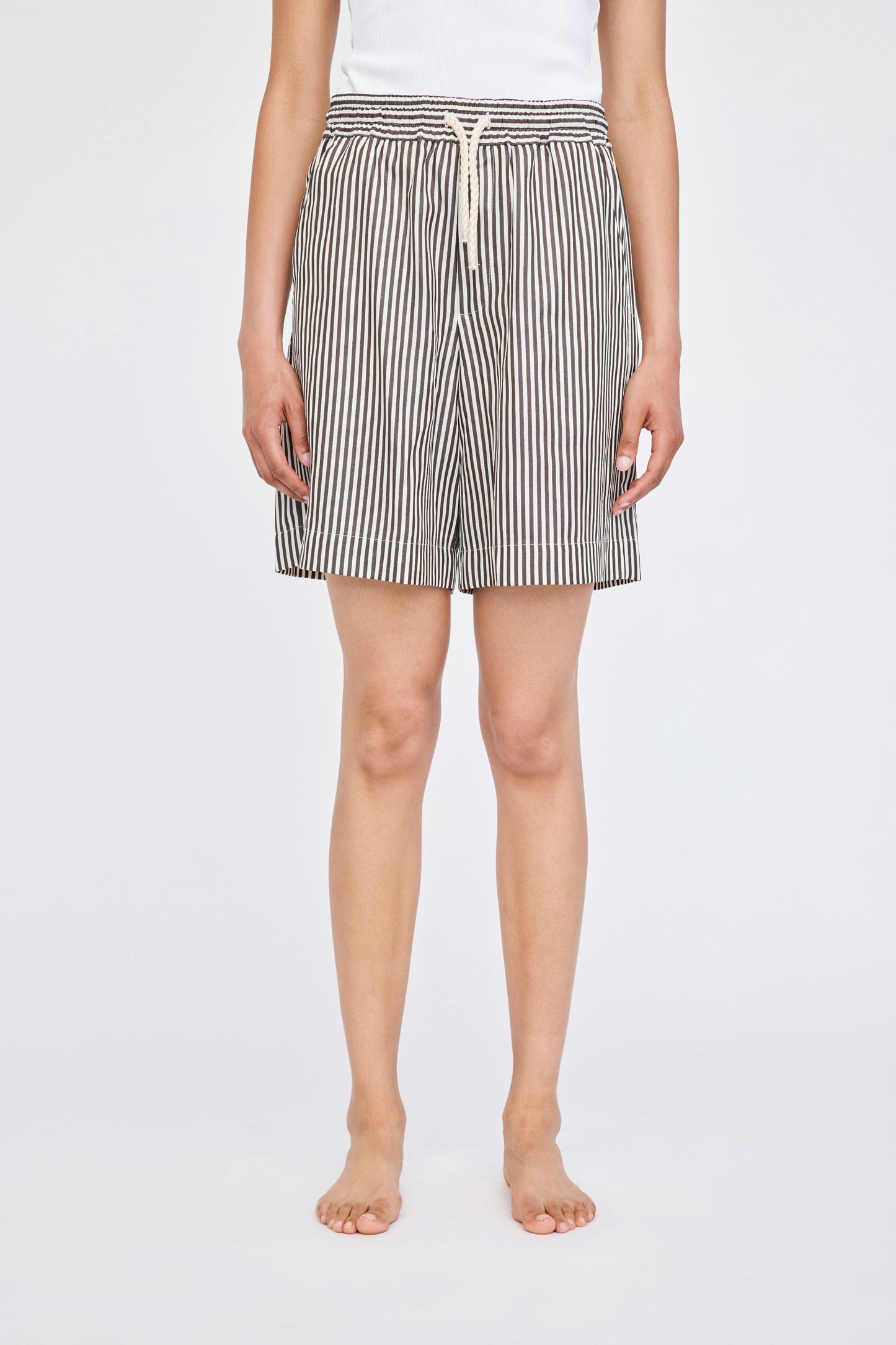 Won Hundred Women Mindy Shorts Shorts Coffee Bean Stripe