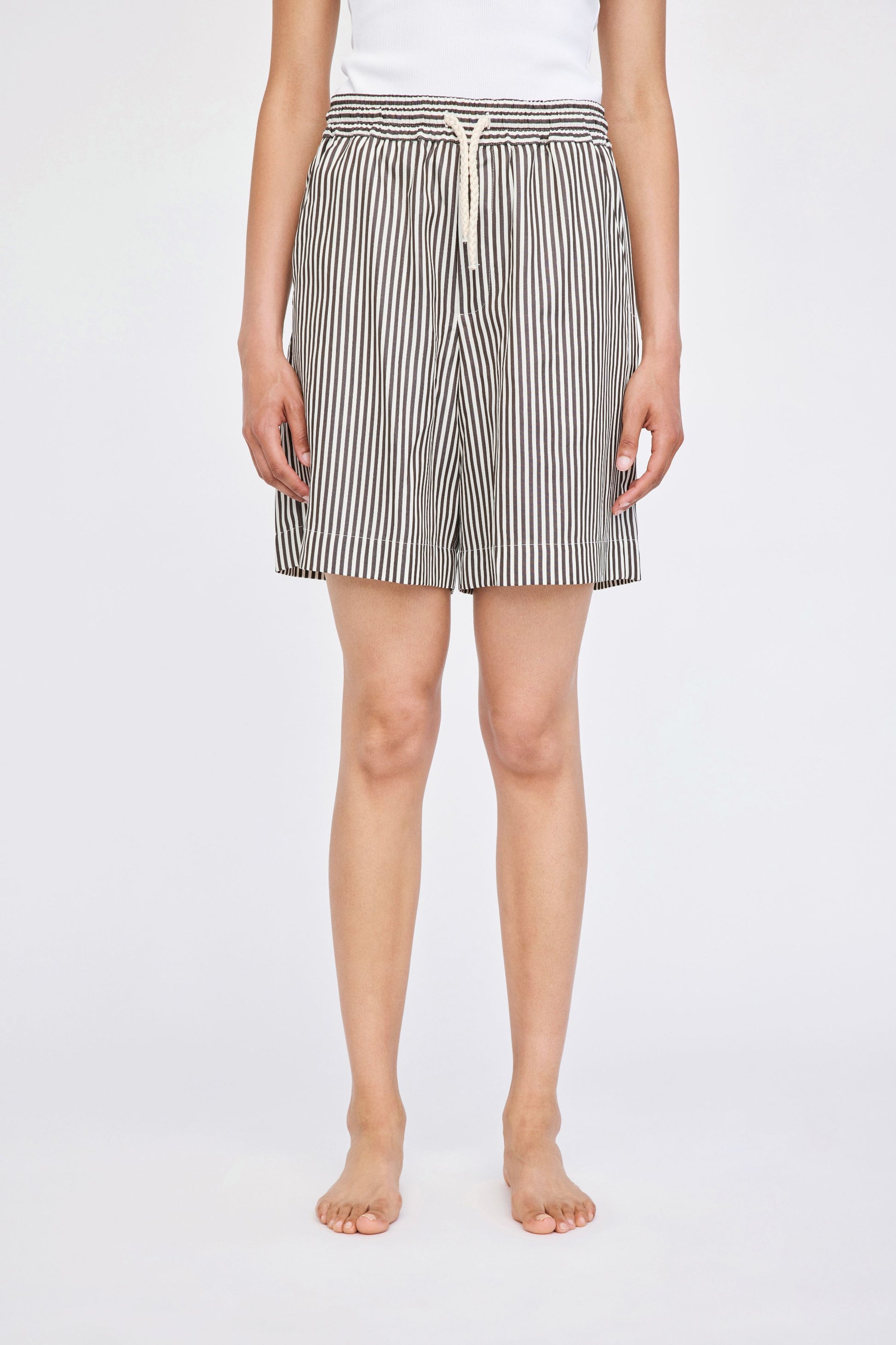 Won Hundred Women Mindy Shorts Shorts Coffee Bean Stripe