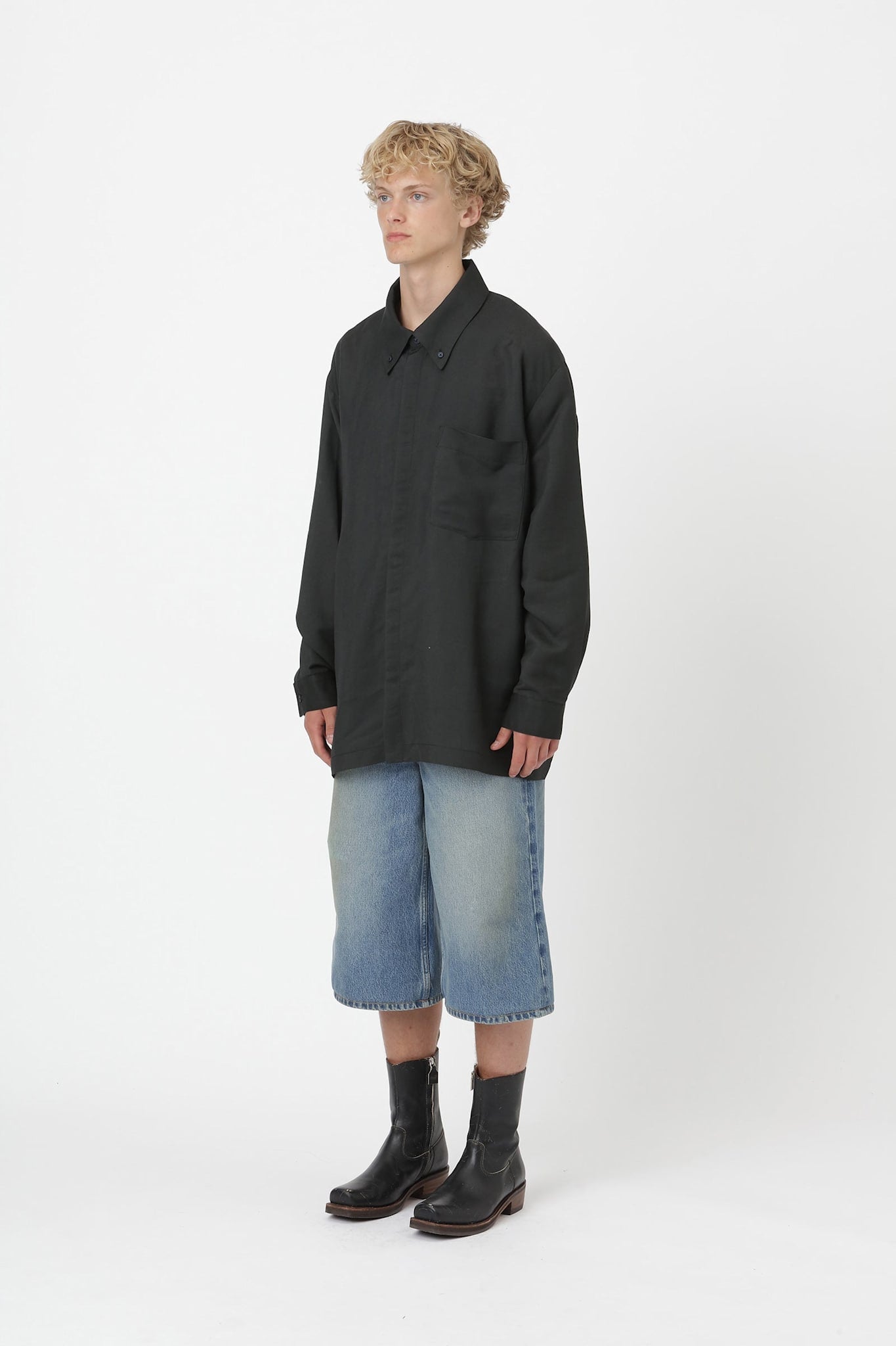 Won Hundred Men Moriel Shirt Black